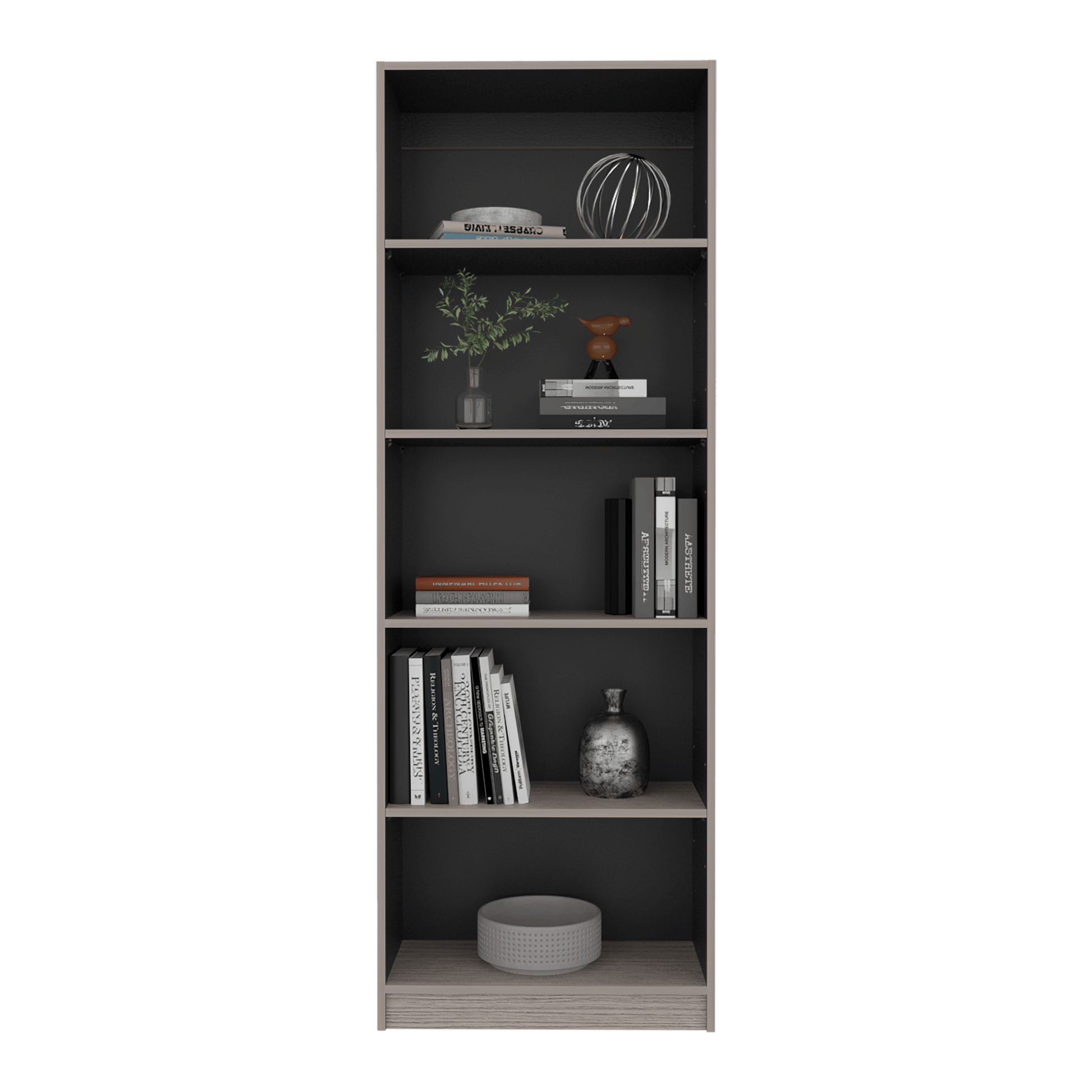 Estante Home E-M3 180X62X29 Rta Positano Wengue Zf