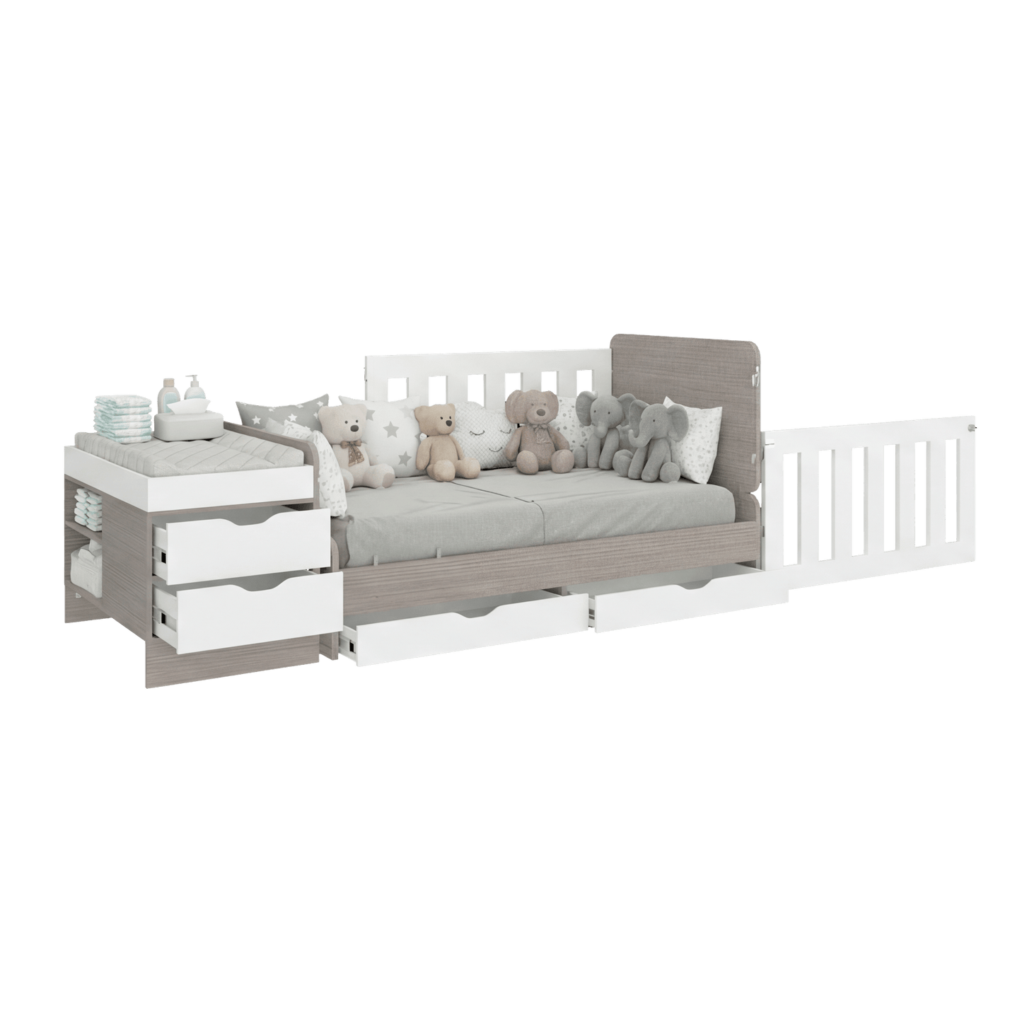 Cama Corral Rosario Blanco Positano