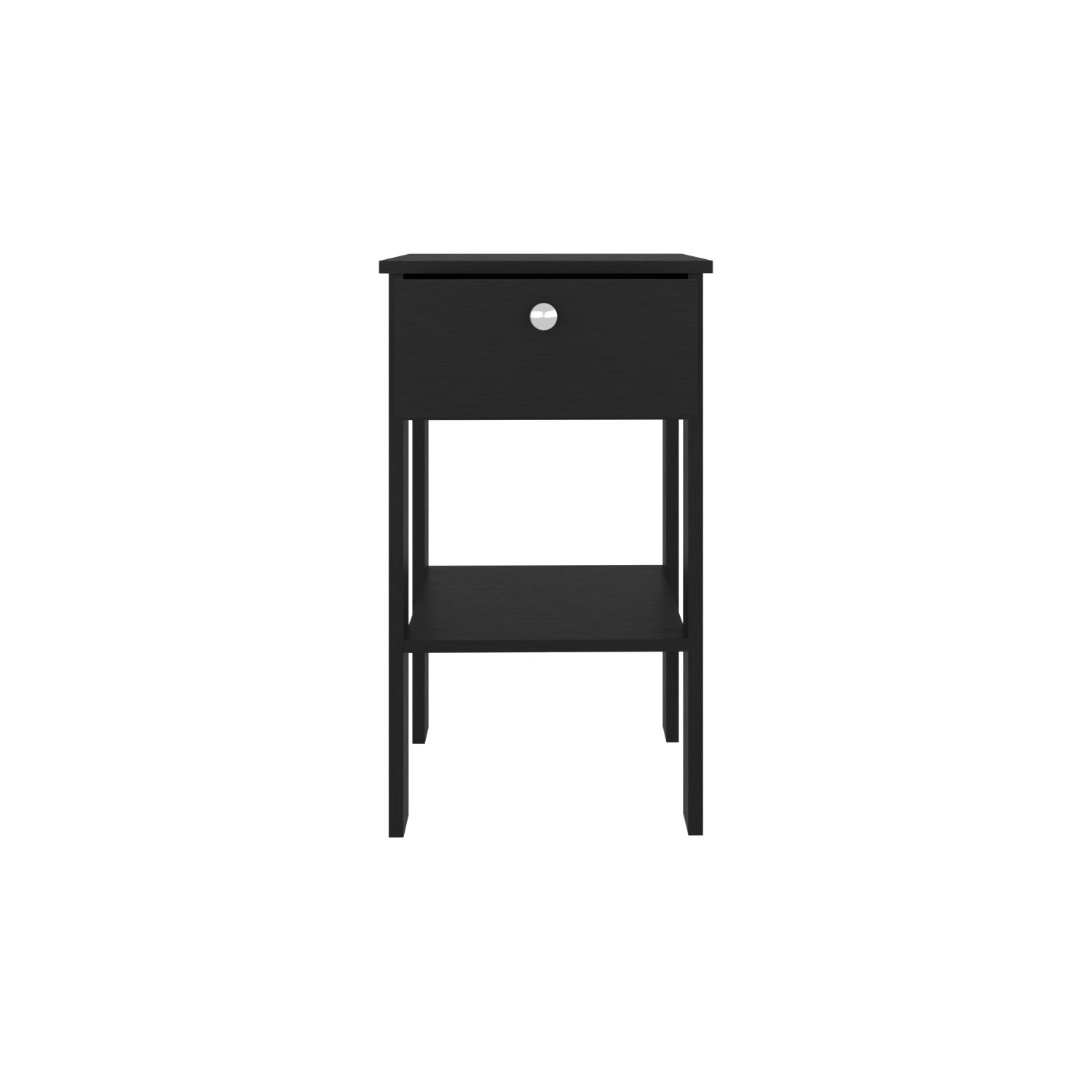 Mesita De Noche Newcastle 70X40X35 Rta Wengue Zf