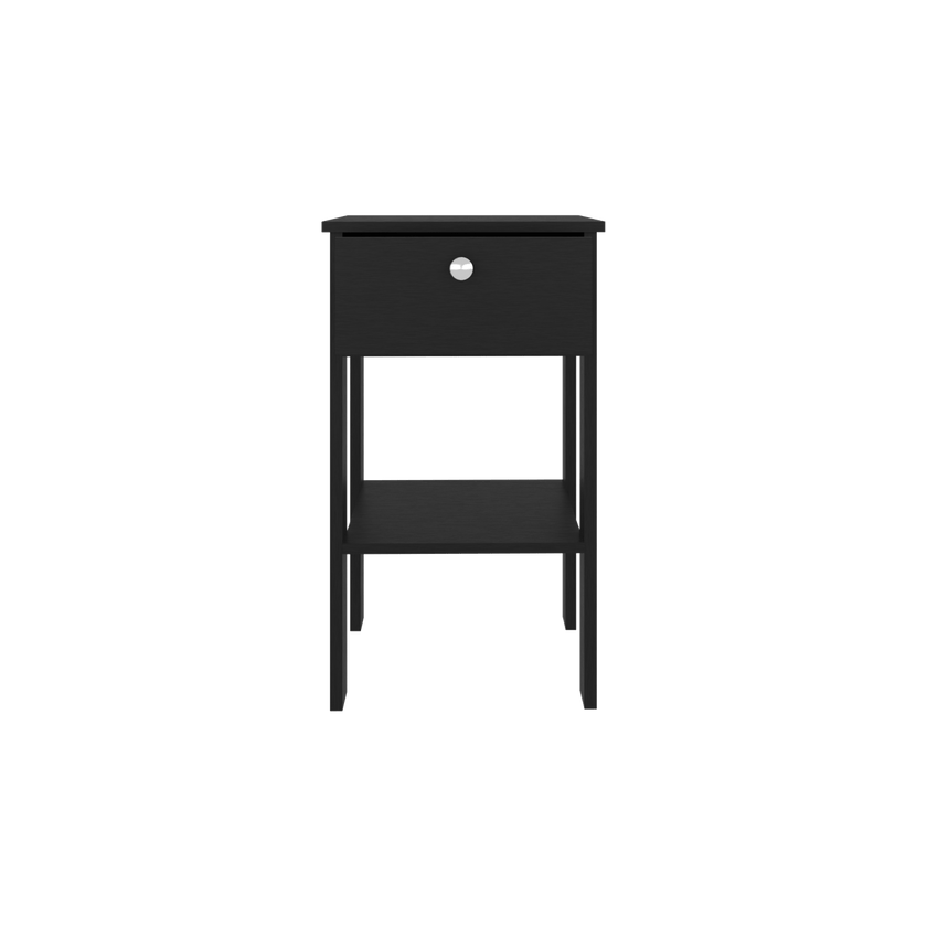 Mesita De Noche Newcastle 70X40X35 Rta Wengue Zf