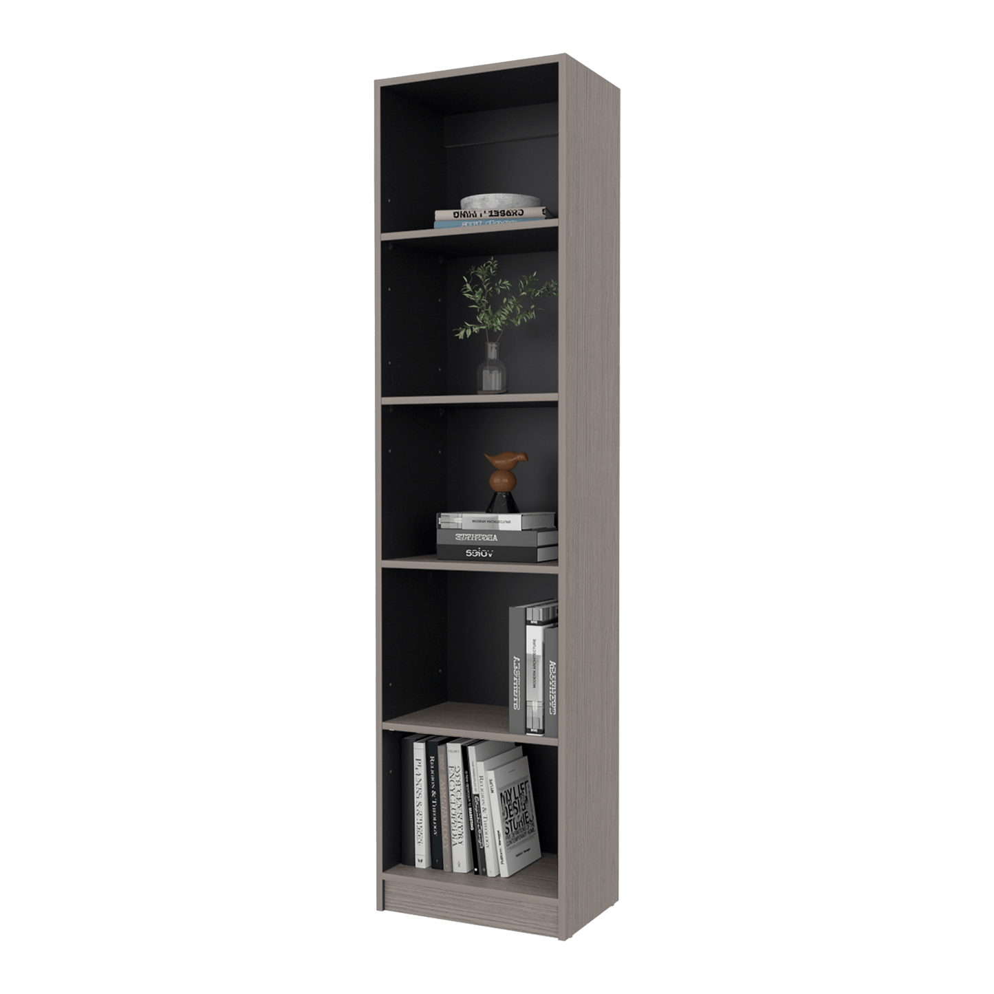 Estante Home E-M2 180X45X29 Rta Positano Wengue Zf