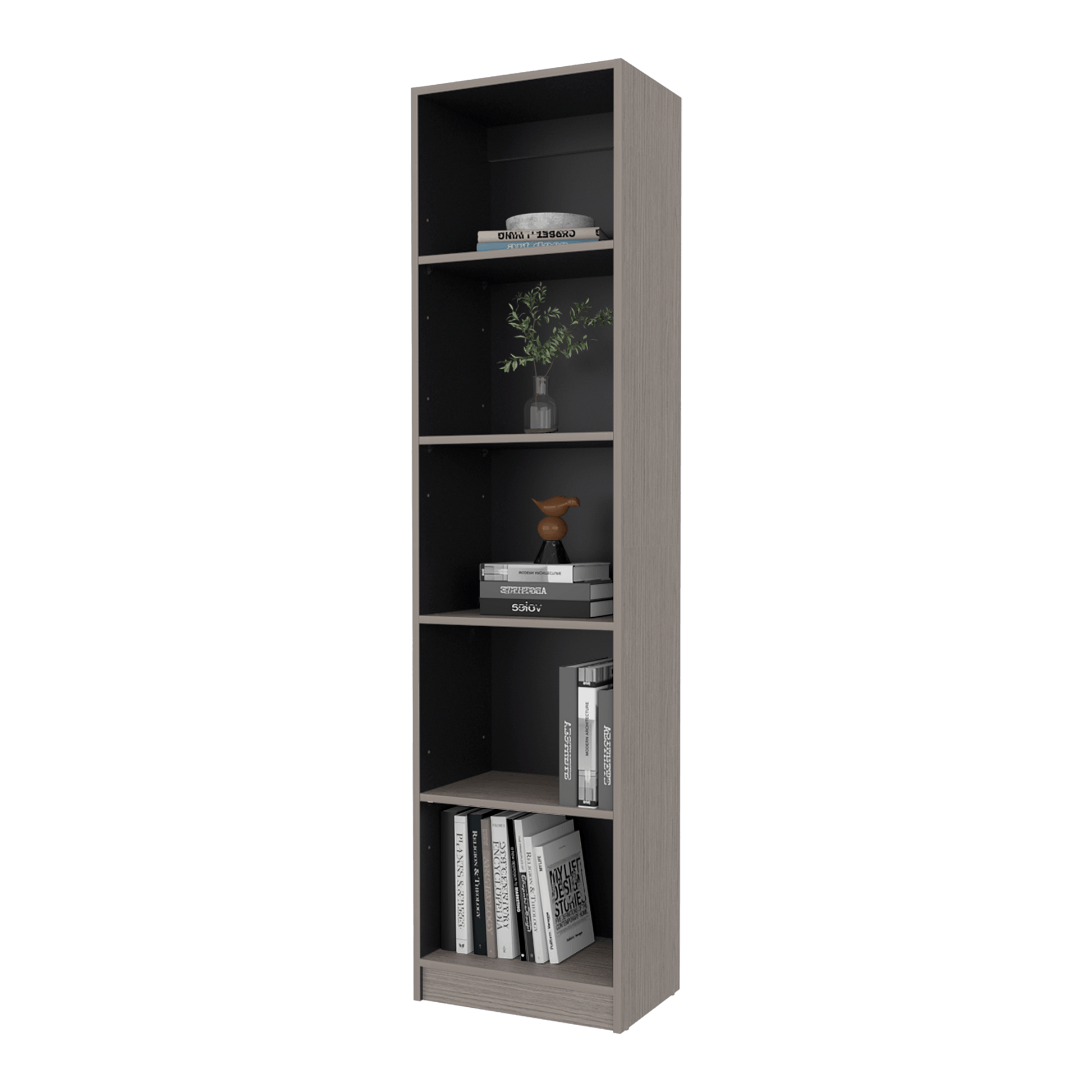 Estante Home E-M2 180X45X29 Rta Positano Wengue Zf