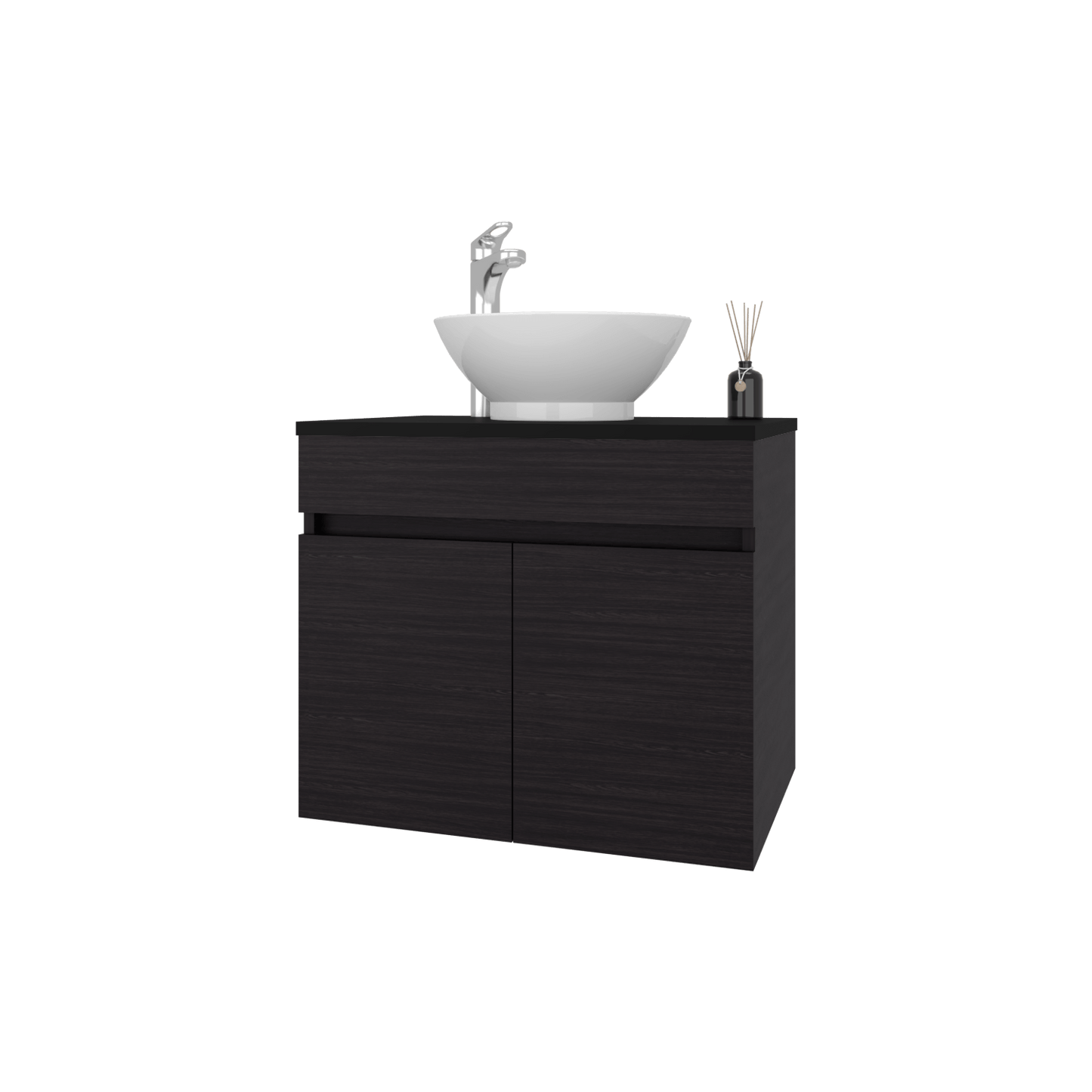 Mueble De Baño Aereo Manchester 51X59X44 Rta Wengue Zf