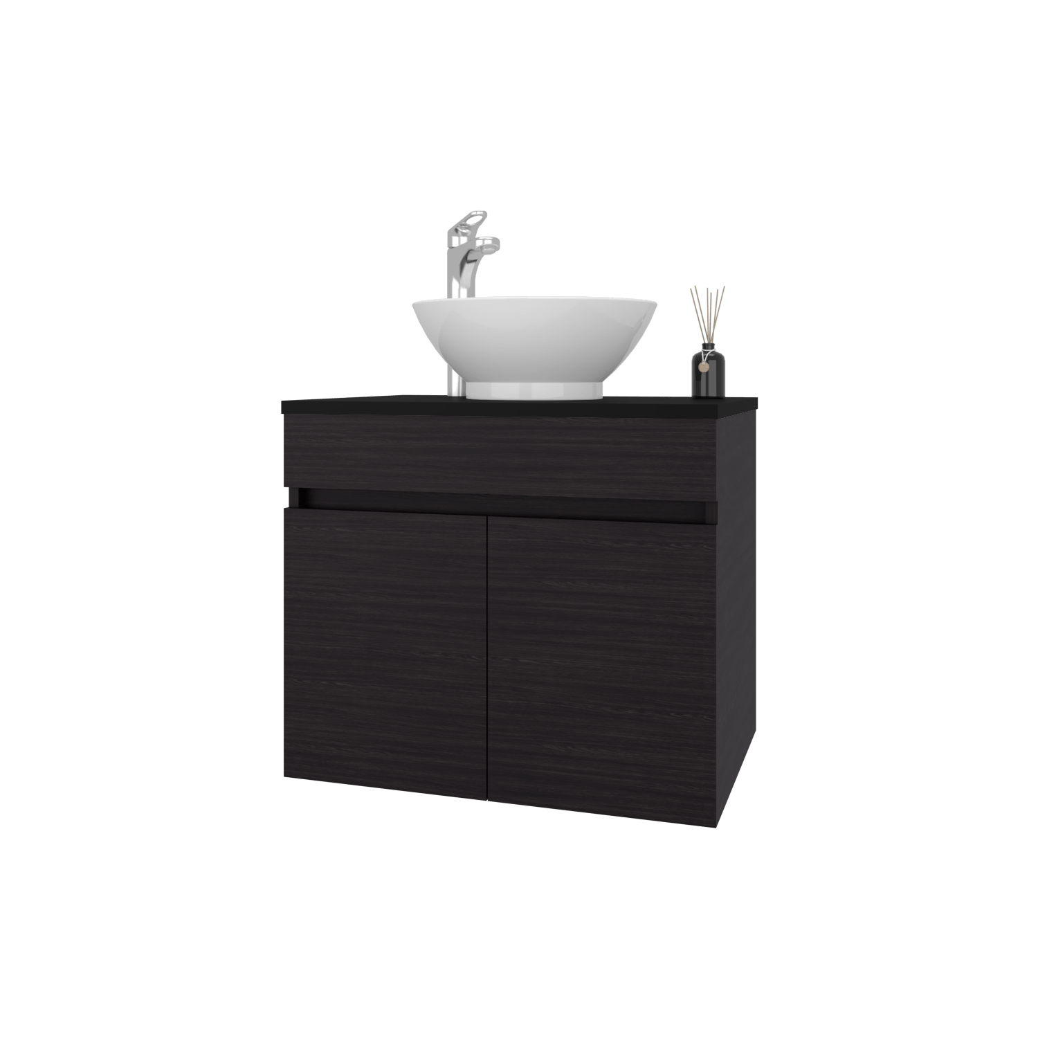 Mueble De Baño Aereo Manchester 51X59X44 Rta Wengue Zf