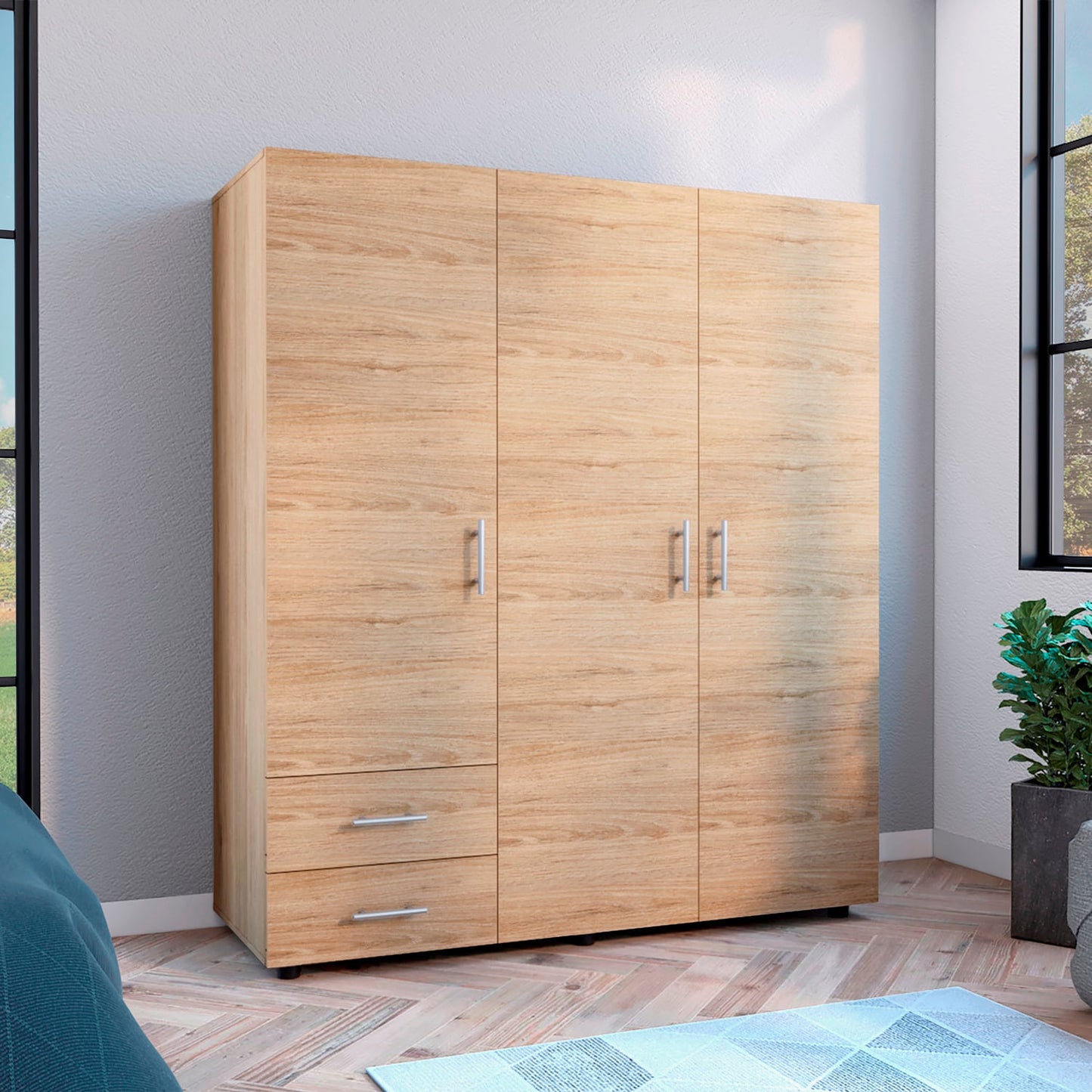 Closet Dassel 161X140X52 Rta Rovere