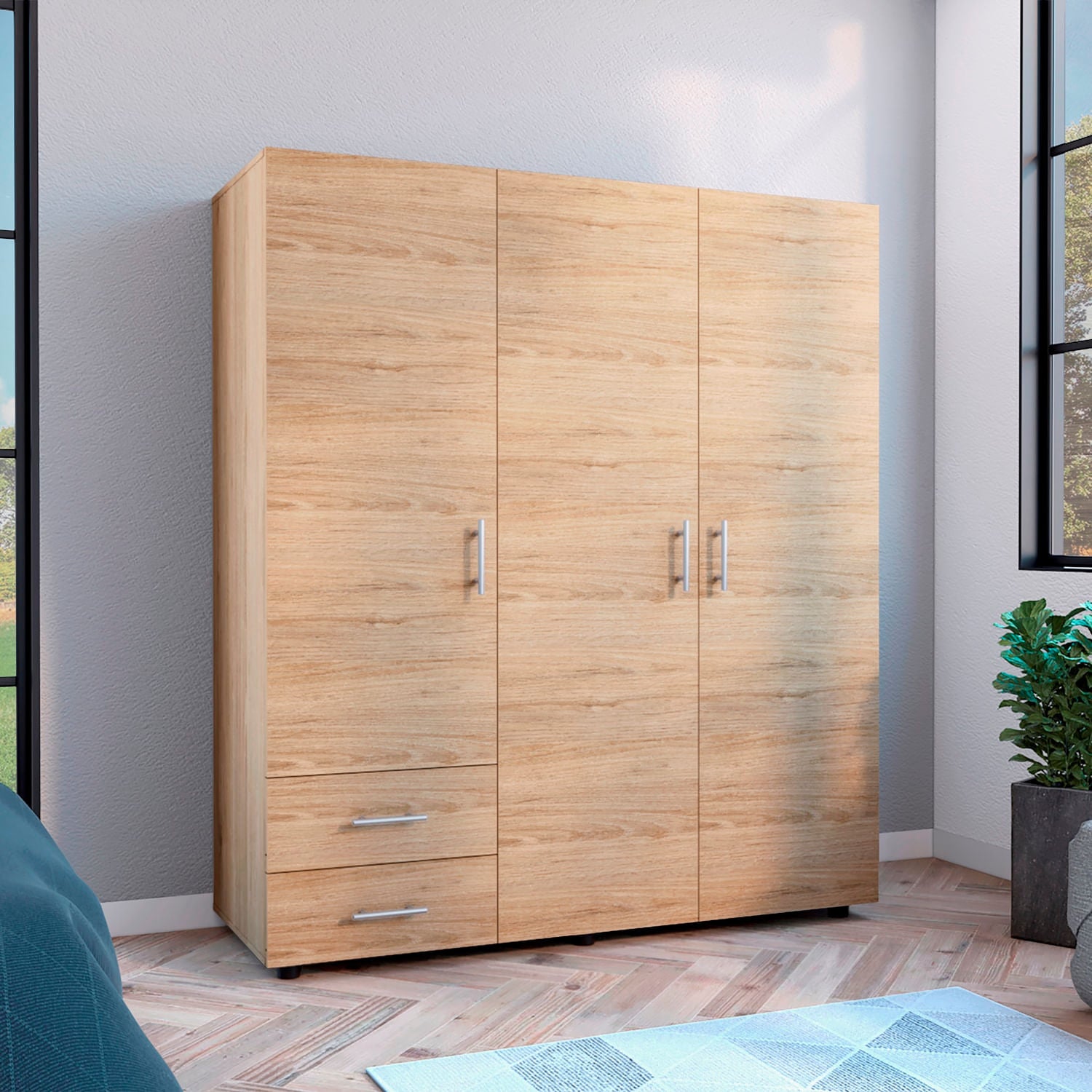 Closet Dassel 161X140X52 Rta Rovere