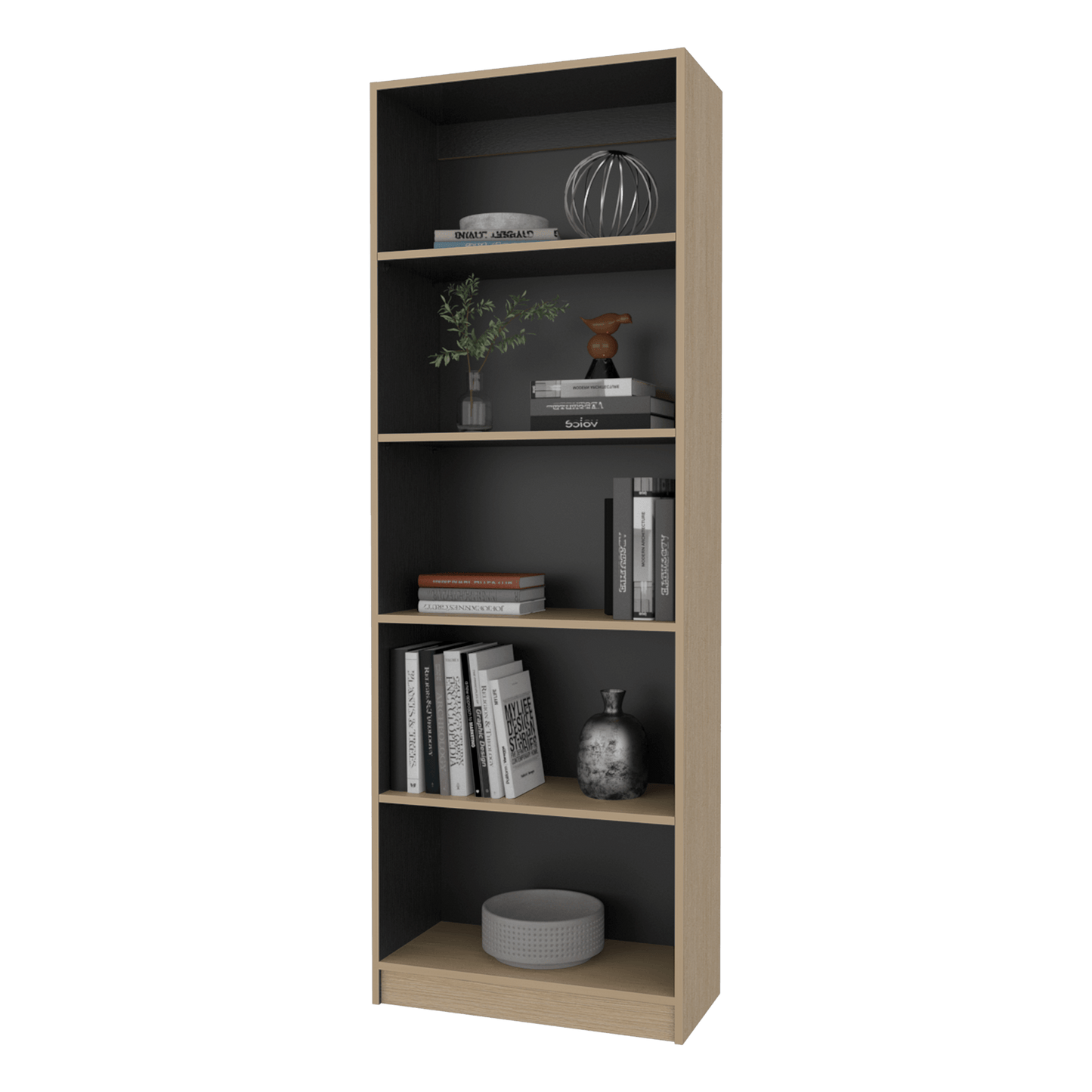 Estante Home E-M3 180X62X29 Rta Cartagena Wengue Zf