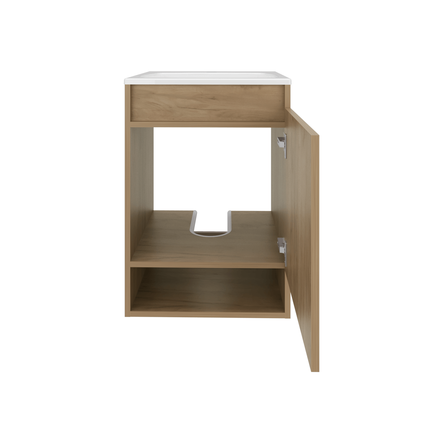 Mueble De Baño Nissi 45 63X44X46 Rta Fresno Europeo Zf