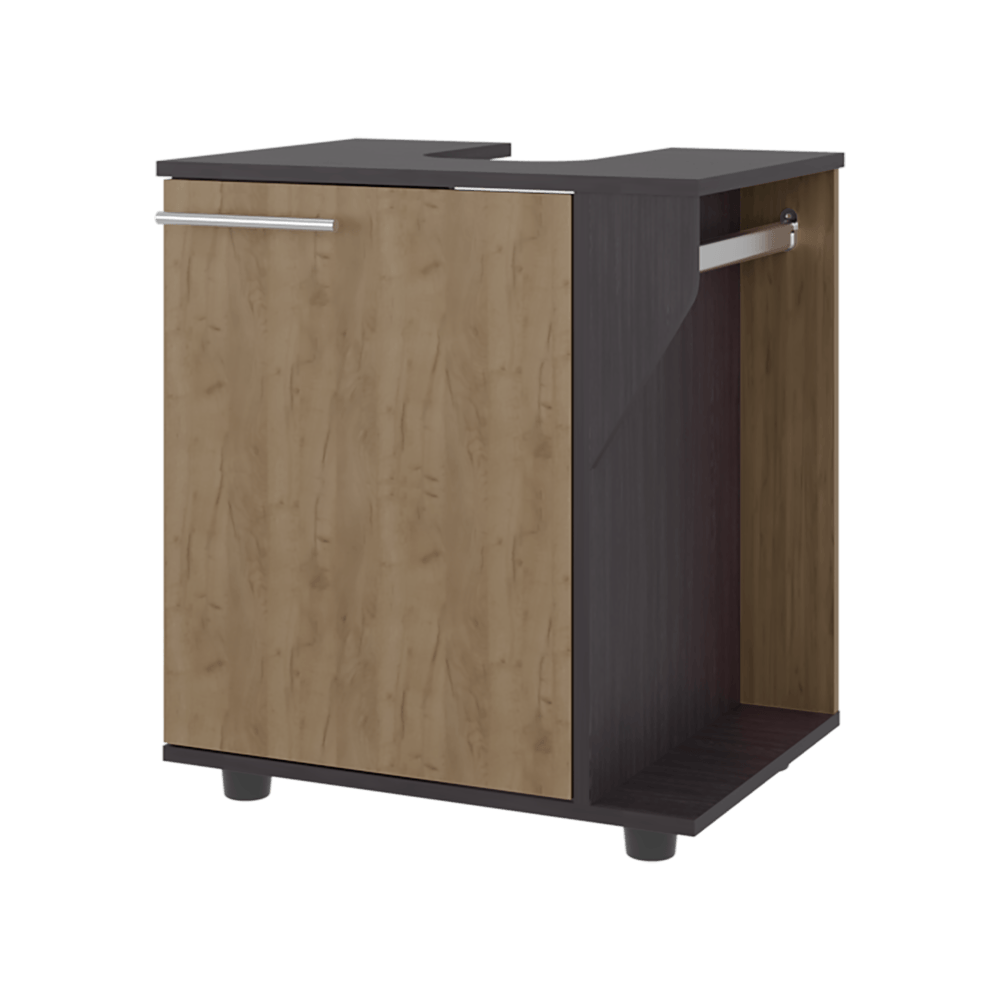 Mueble Lavamanos De Pedestal Phillips 62X56X41 Rta Wengue Fresno Zf