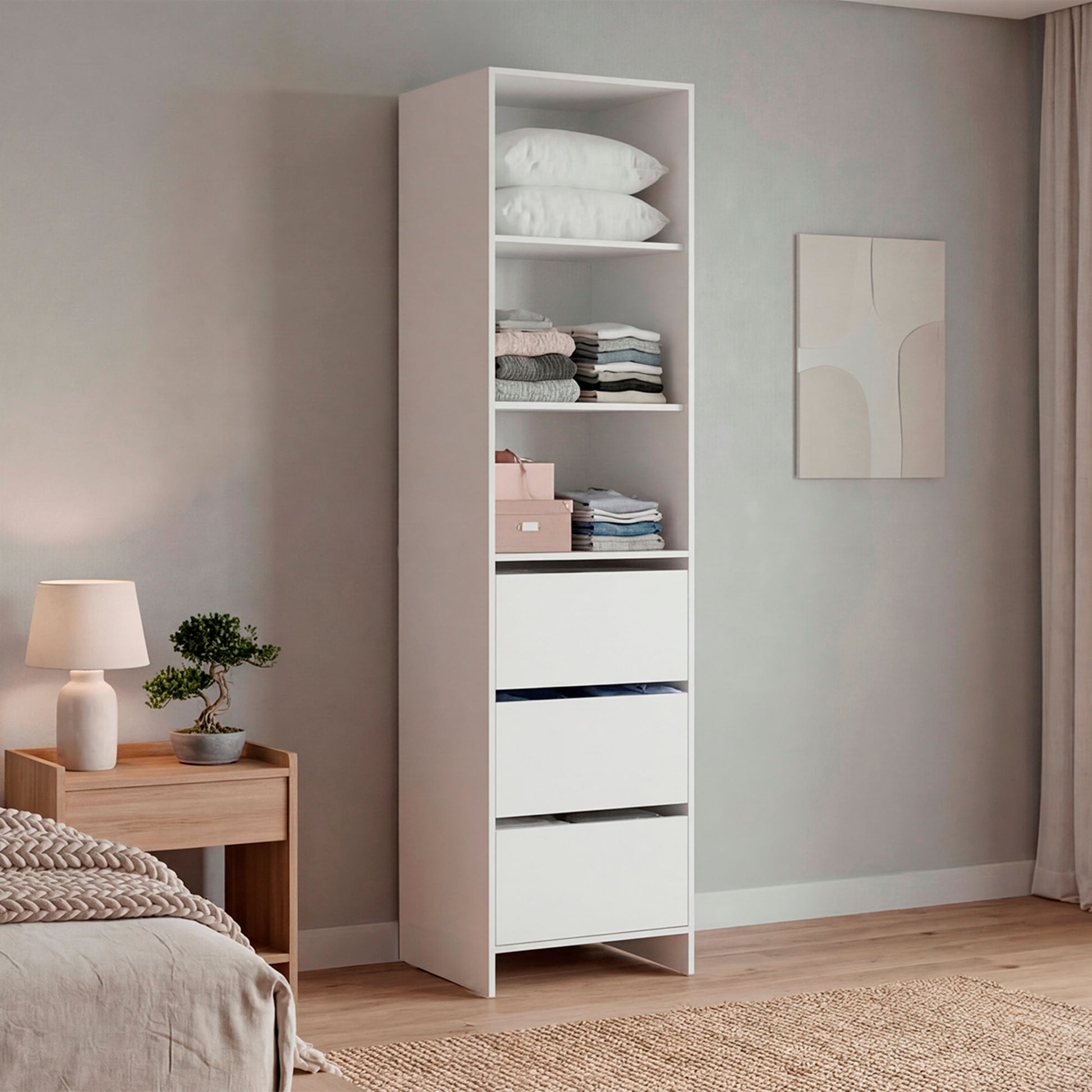 Closet Independiente 40 213X55X48 Rta Blanco Zf