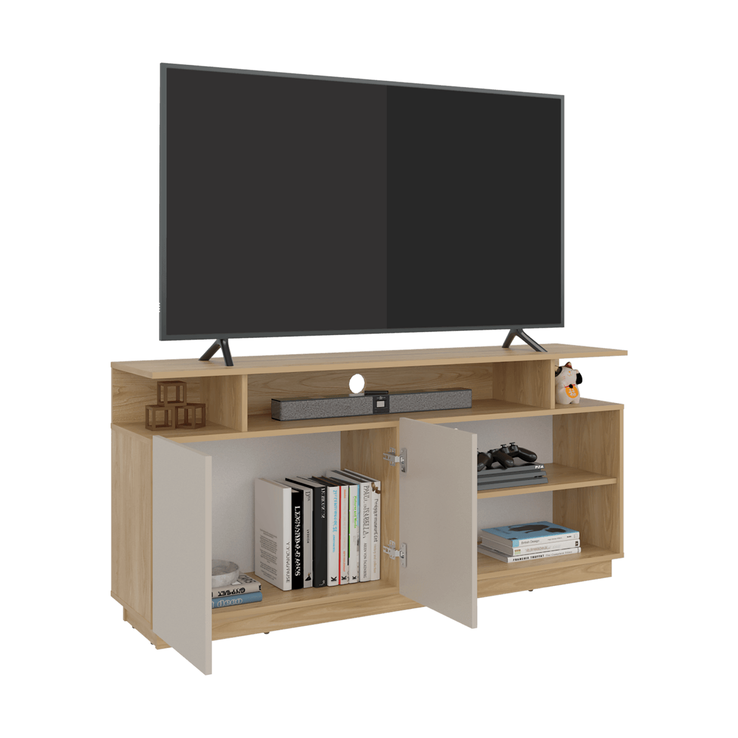Mesa De Tv Hope 65" 70X150X35 Rta Fresno Capri