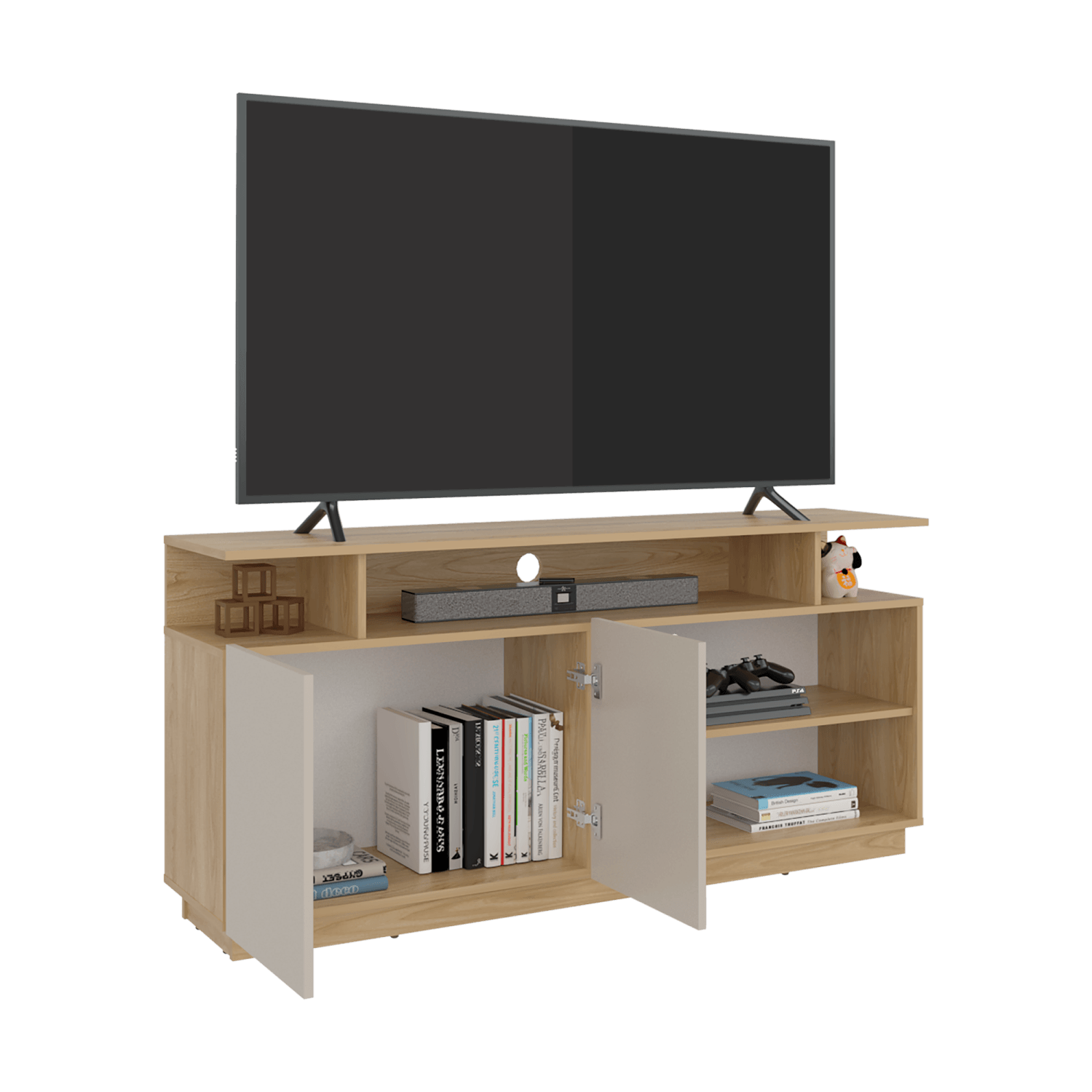 Mesa De Tv Hope 65" 70X150X35 Rta Fresno Capri