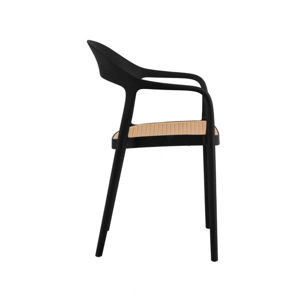 Silla Rio 81X57X53 Rta Negro Beige