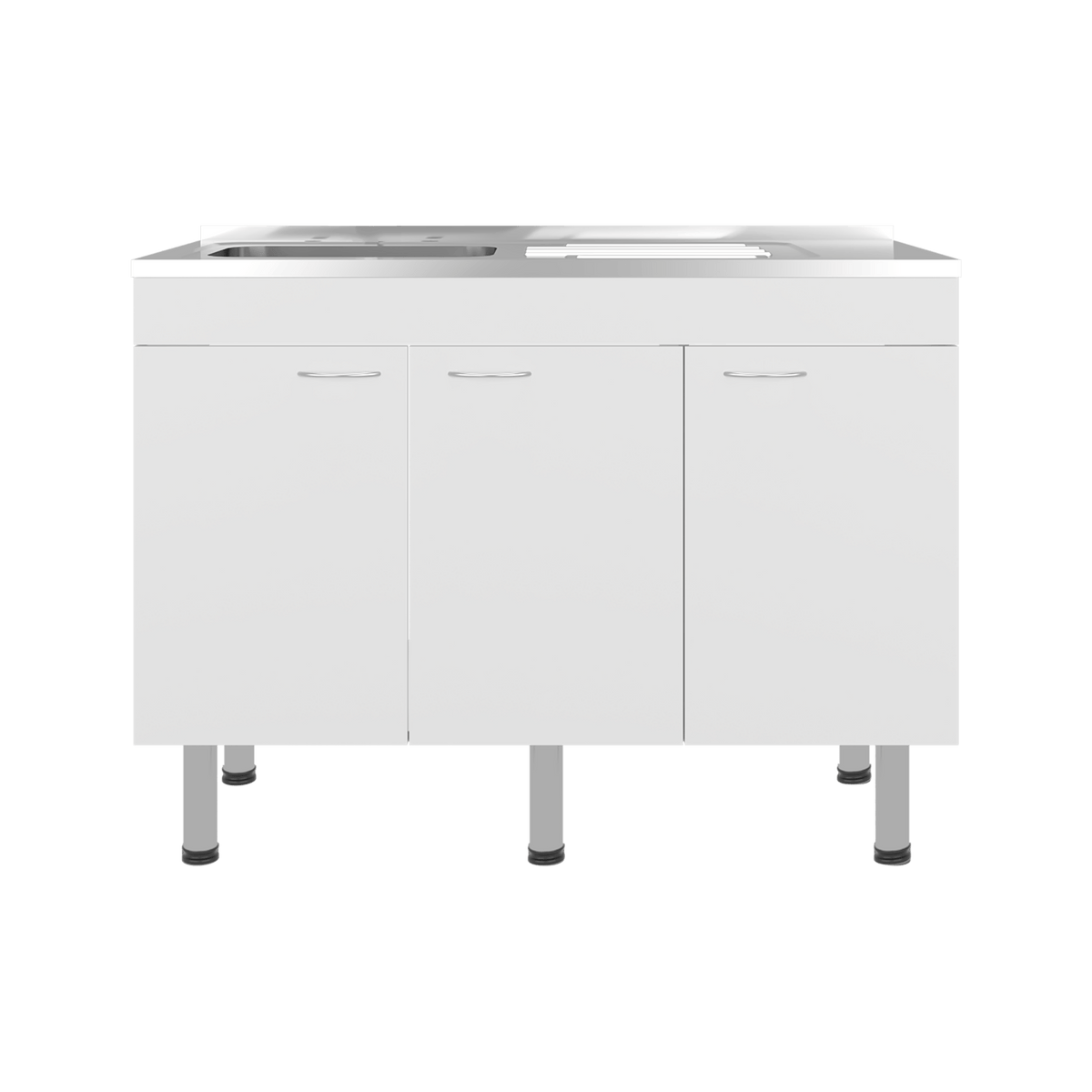 Mueble Inferior De Cocina Oceana 90X120X35 Rta Blanco Zf