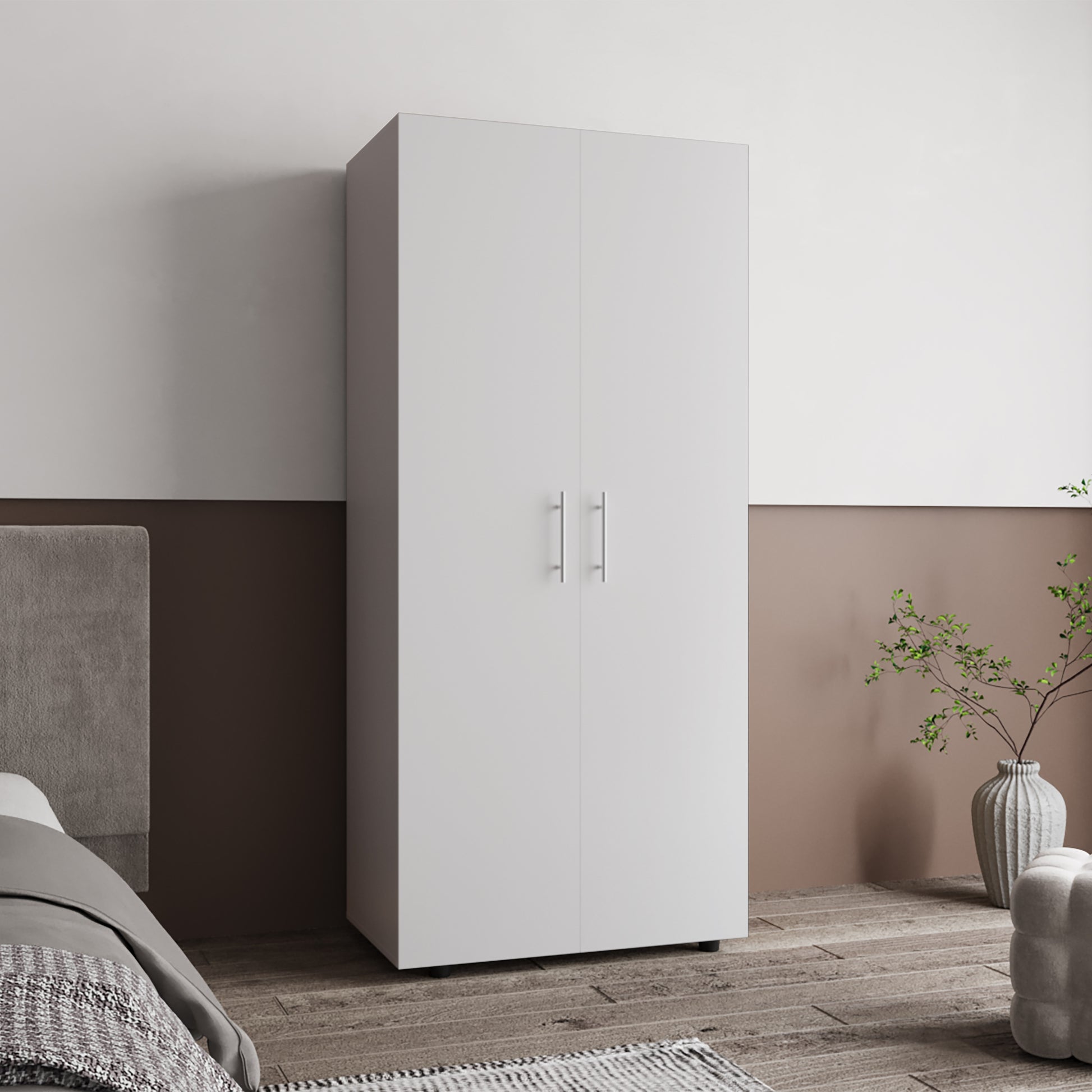 Closet Tera 180X80X48 Rta Blanco Mqz