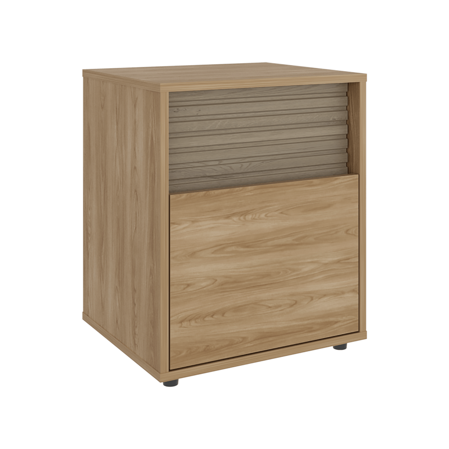 Mesa De Noche Wanda 52X42,6X37 Rta Fresno Roble Natural