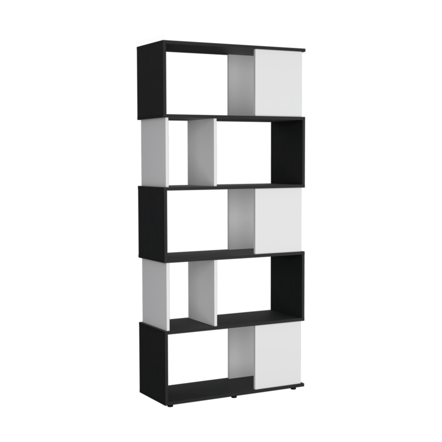 Biblioteca Noah 175X80X29 Rta Wengue Blanco Zf