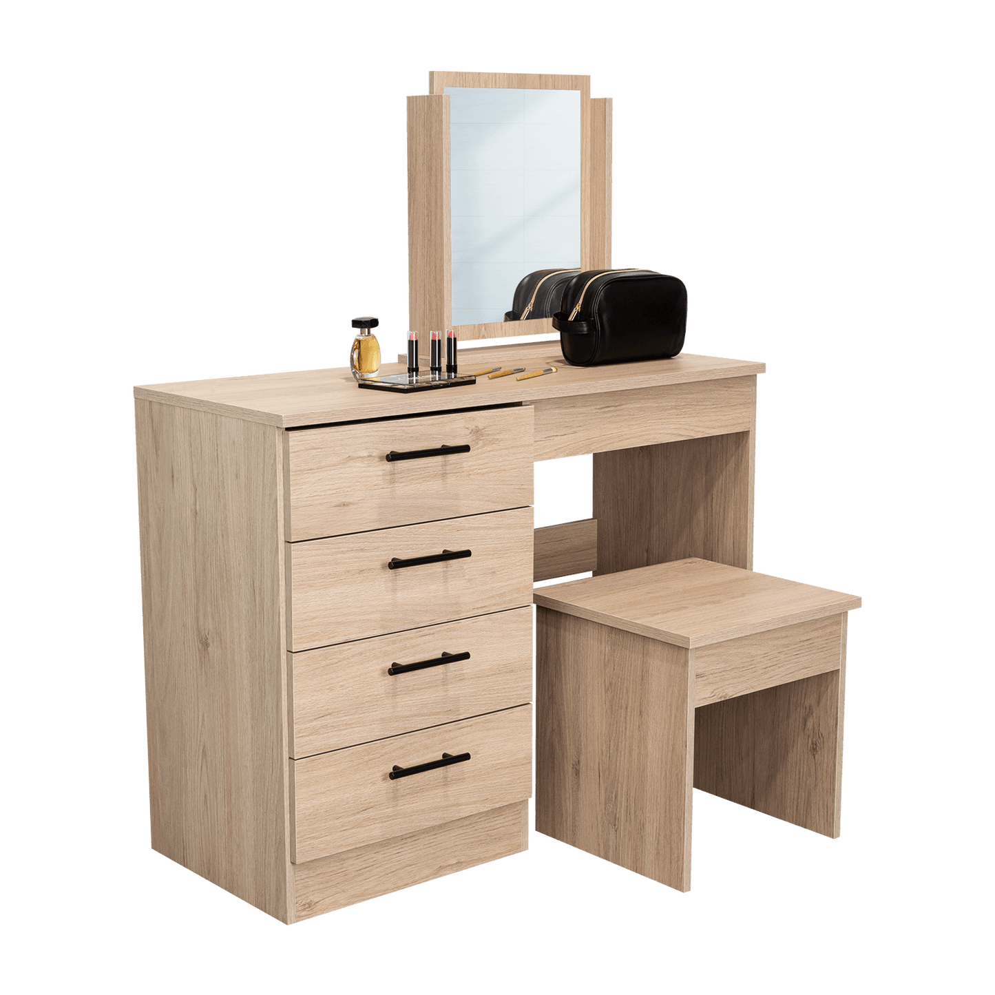 Mueble Tocador Kaia Rta Rovere + Blanco
