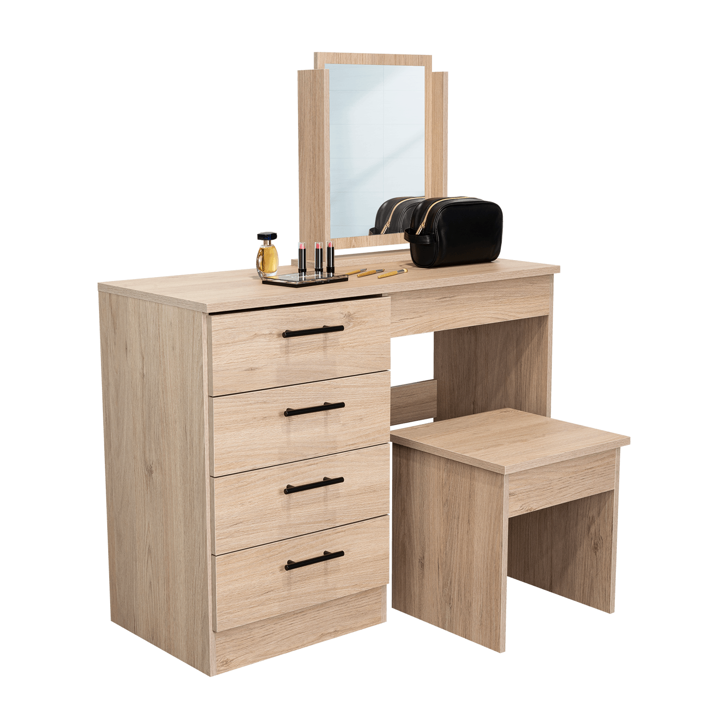 Mueble Tocador Kaia Rta Rovere + Blanco