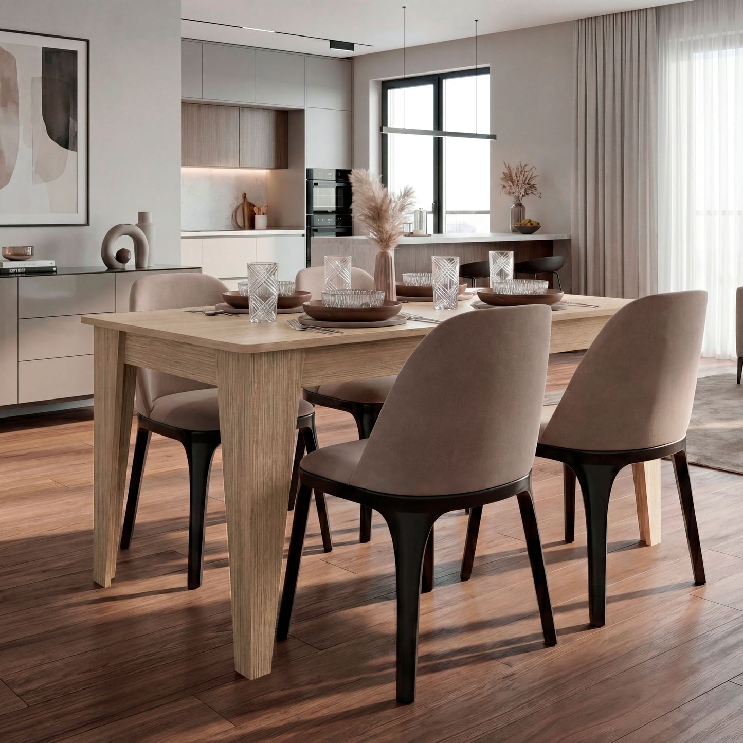 Mesa Comedor Torino 74X160X88 Rta Cartagena