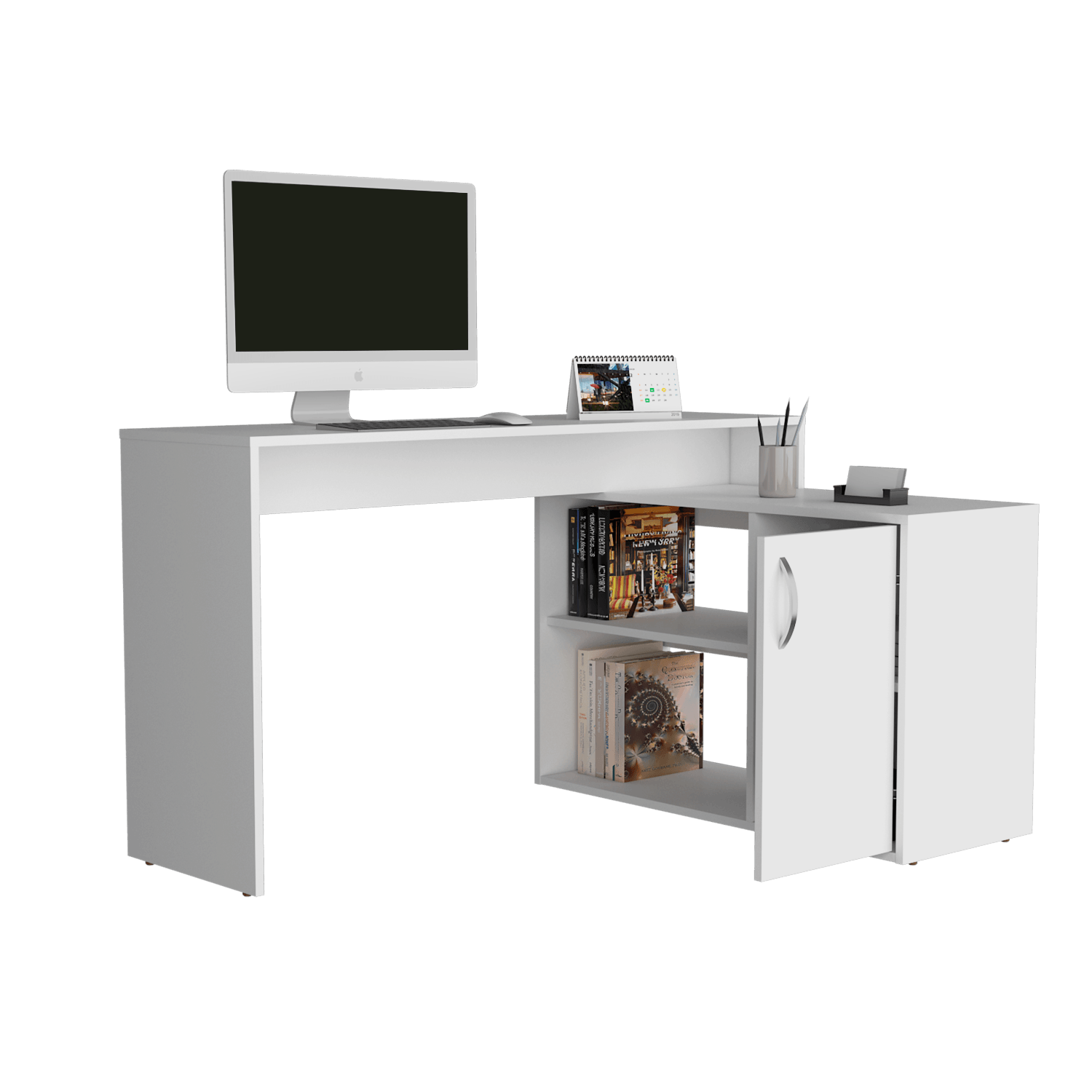 Escritorio Axis Eco 71X125X90 Rta Blanco
