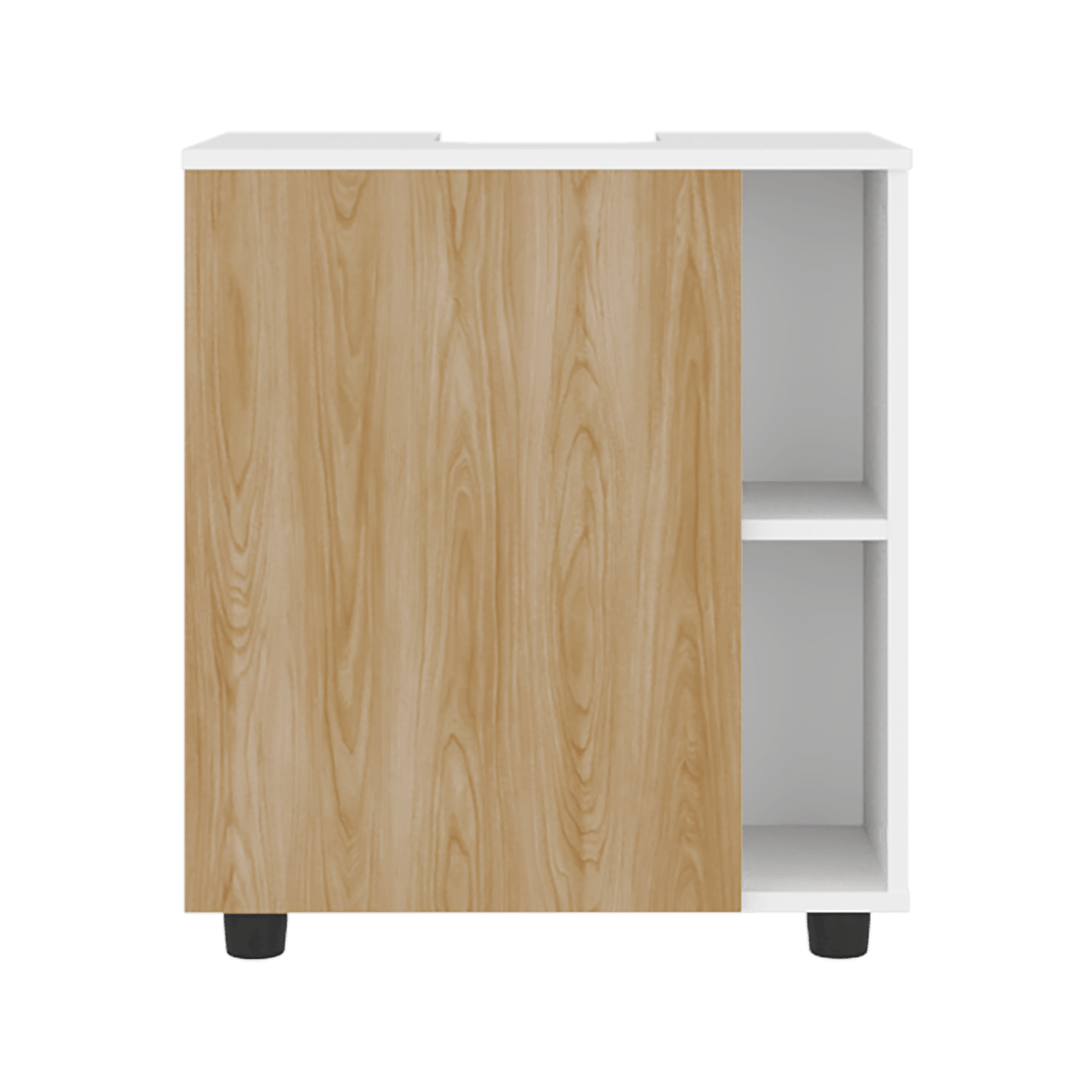 Mueble Para Lavamanos Pascuale 62X55X41 Rta Blanco Fresno