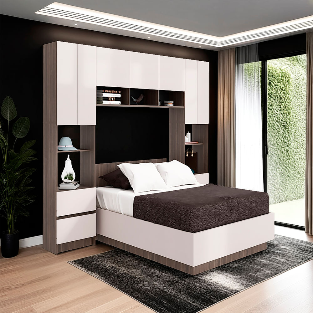 Cama Closet St Denis 202X272X197 Rta Milan Capri