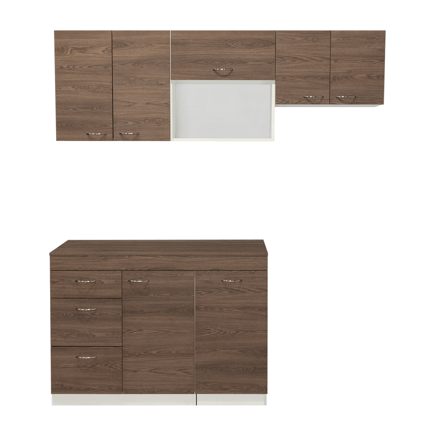 Cocina 120 Grecia Rta Blanco + Milan