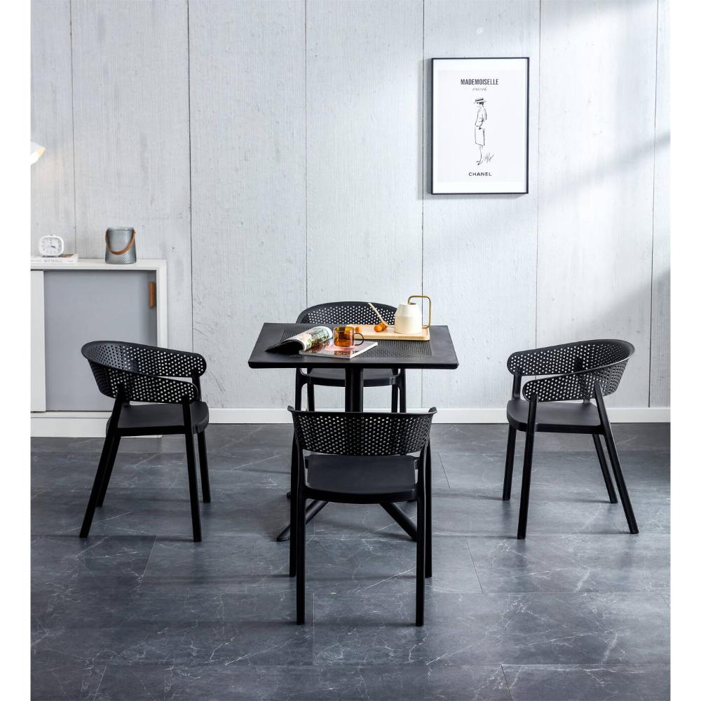 Silla Manaos 73X52X50 Rta Negro