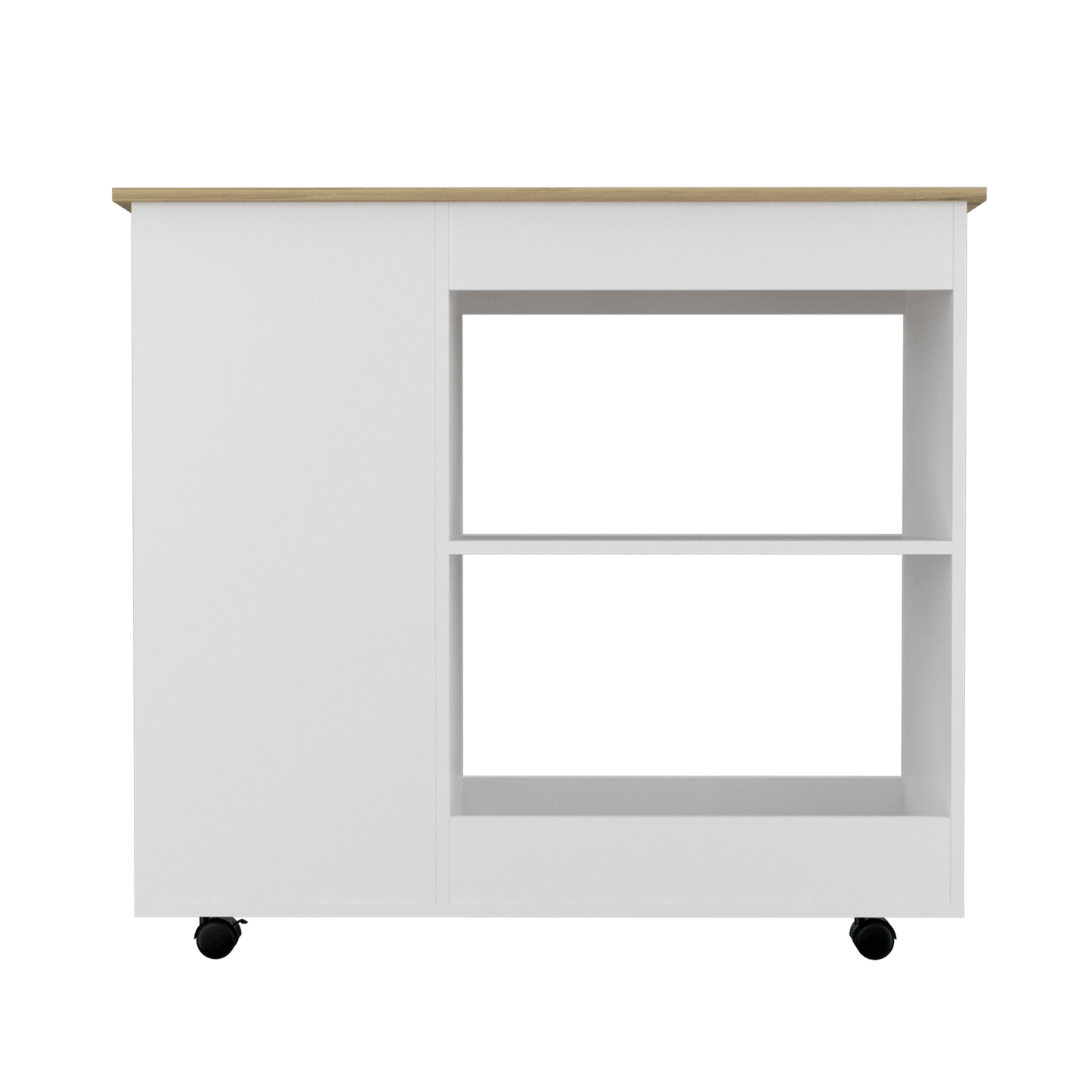 Meson De Cocina Bicolor 2P Rta Blanco Duna