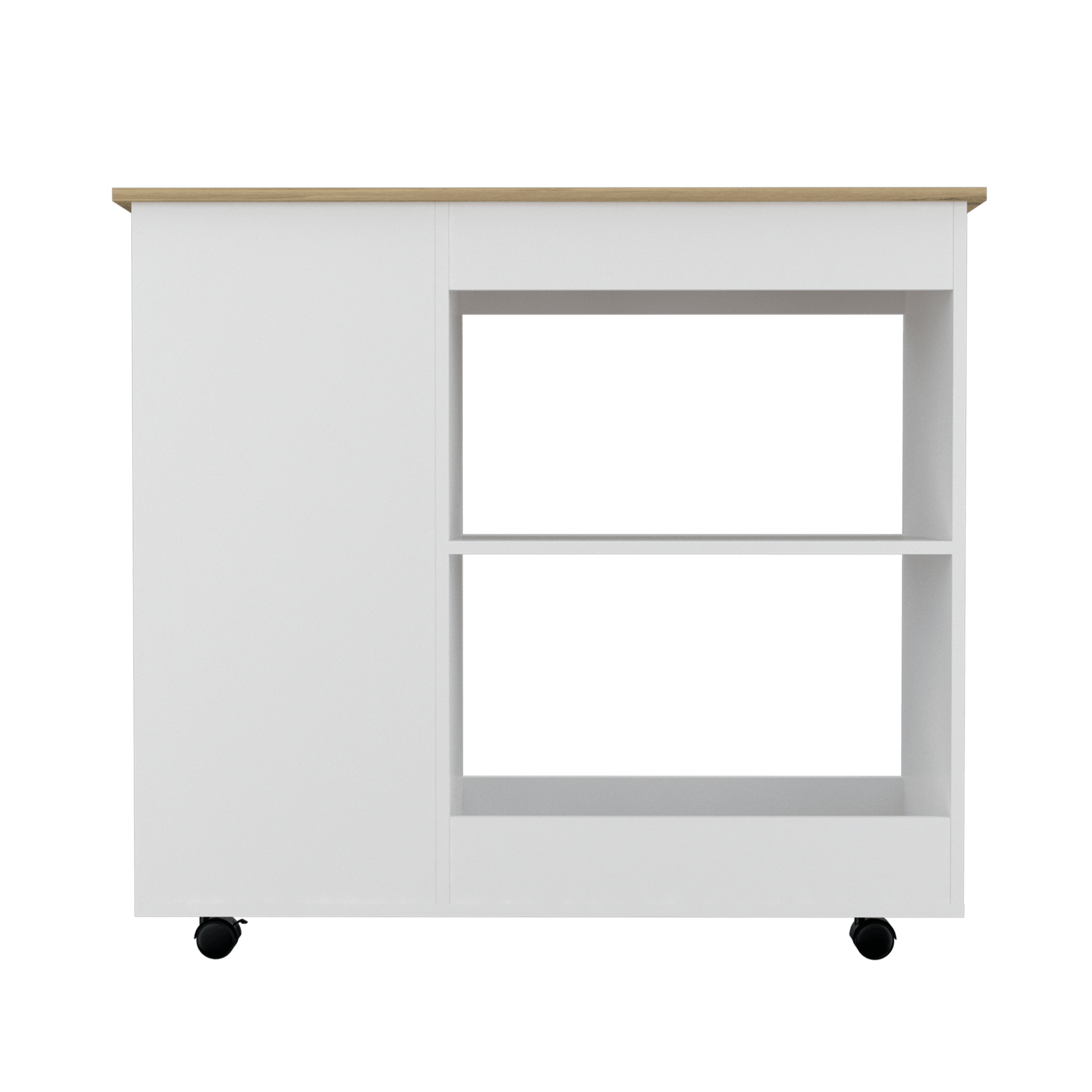 Meson De Cocina Bicolor 2P Rta Blanco Duna