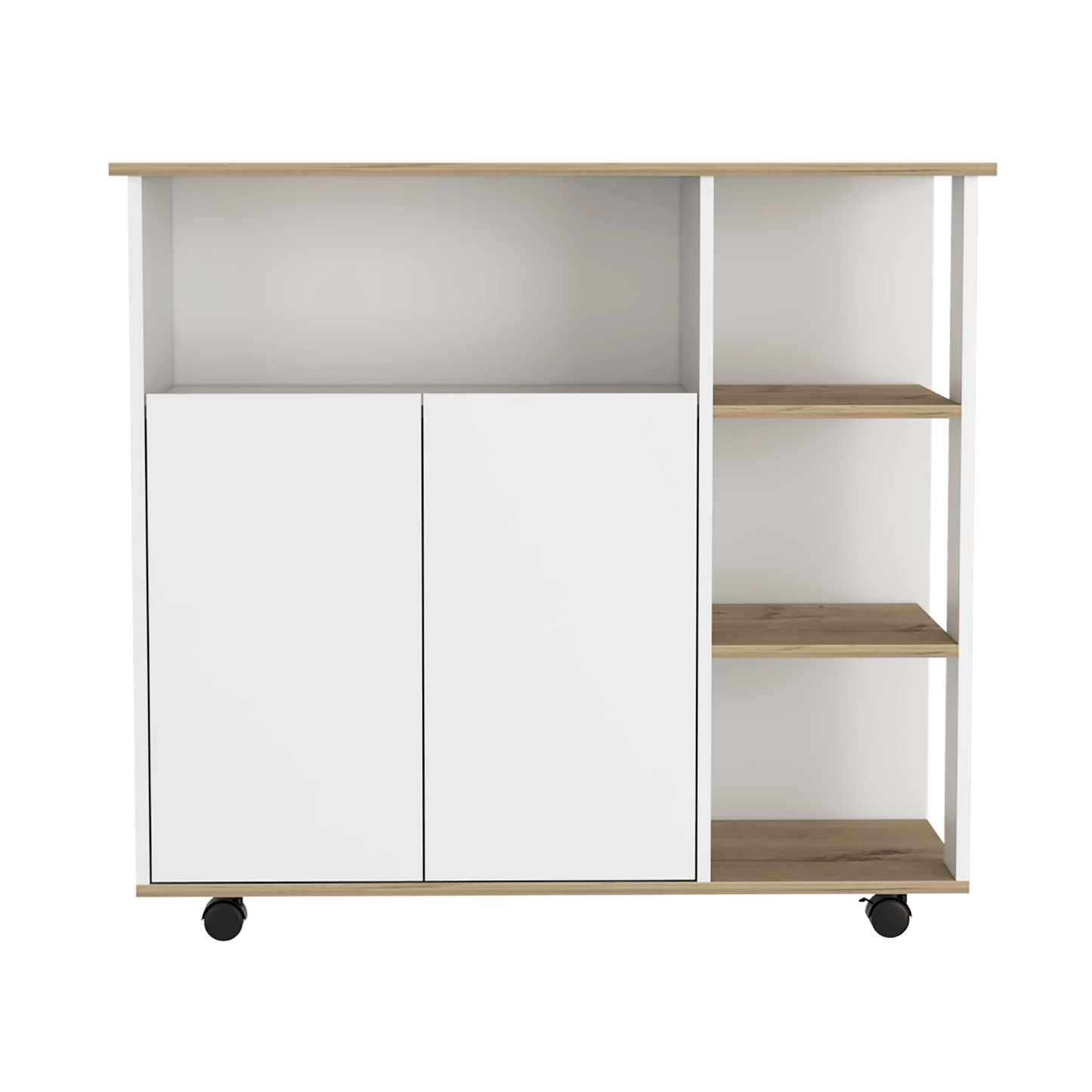 Meson De Cocina Bicolor 2P Rta Blanco Duna