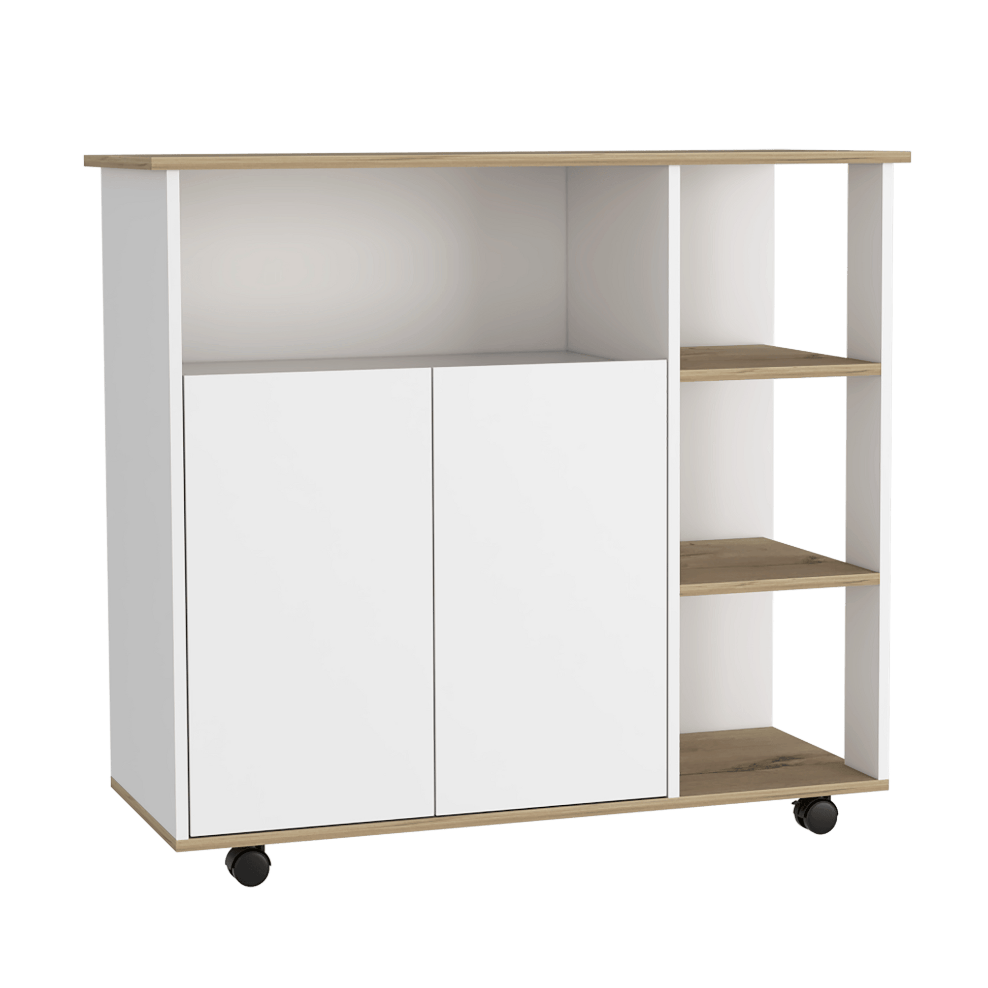 Meson De Cocina Bicolor 2P Rta Blanco Duna