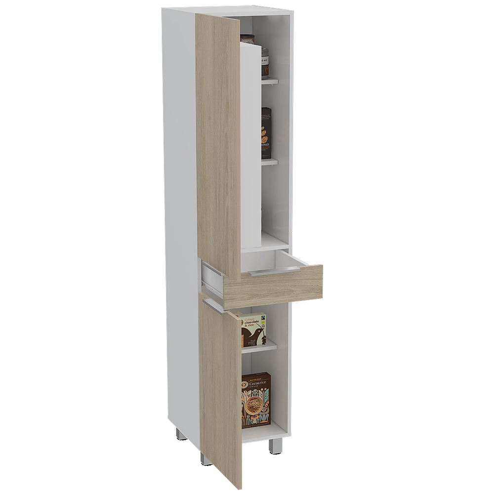 Alacena Melia 180  Blanco Rovere