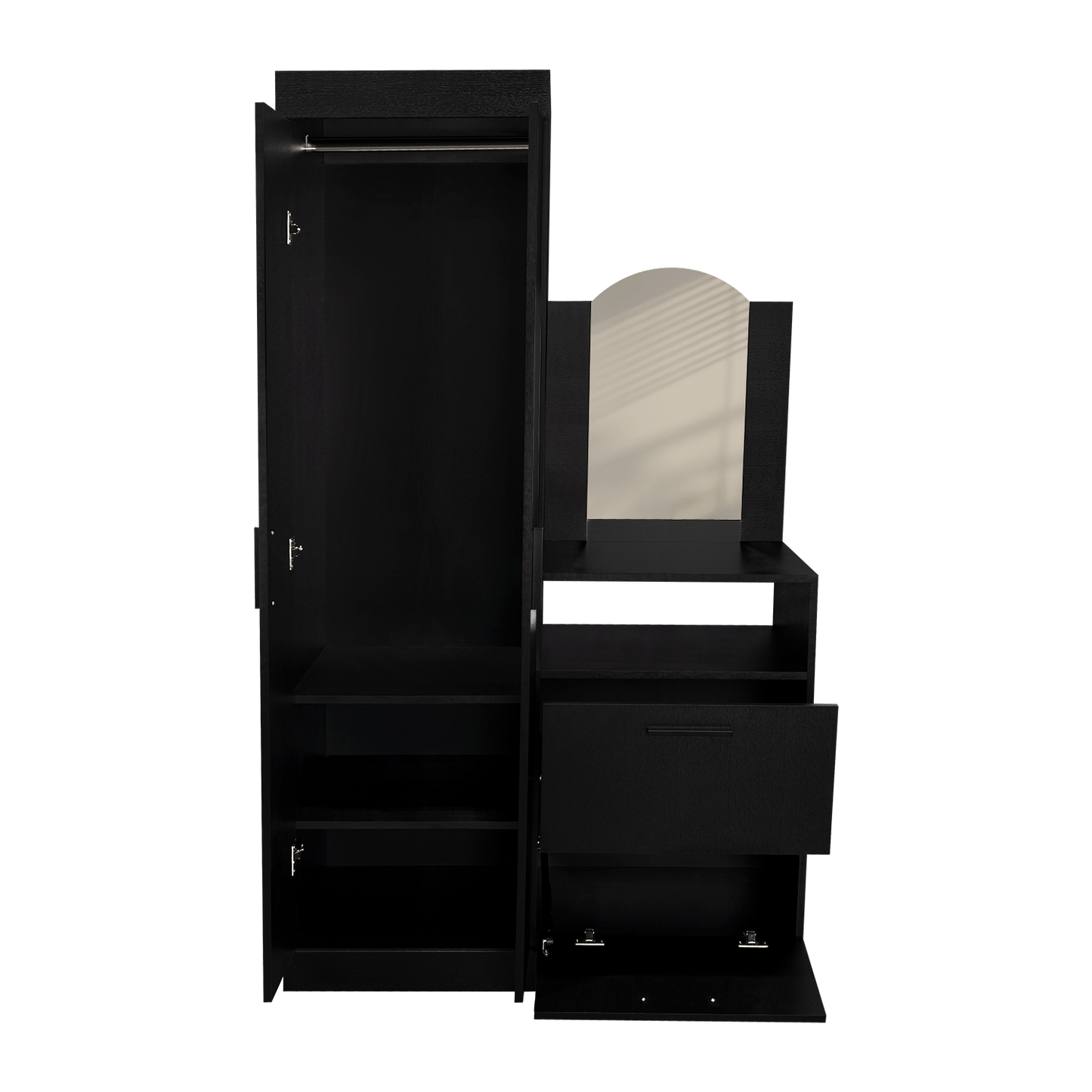 Ropero Praga 3 Puertas 1C 1 179X103X48 Rta Wengue