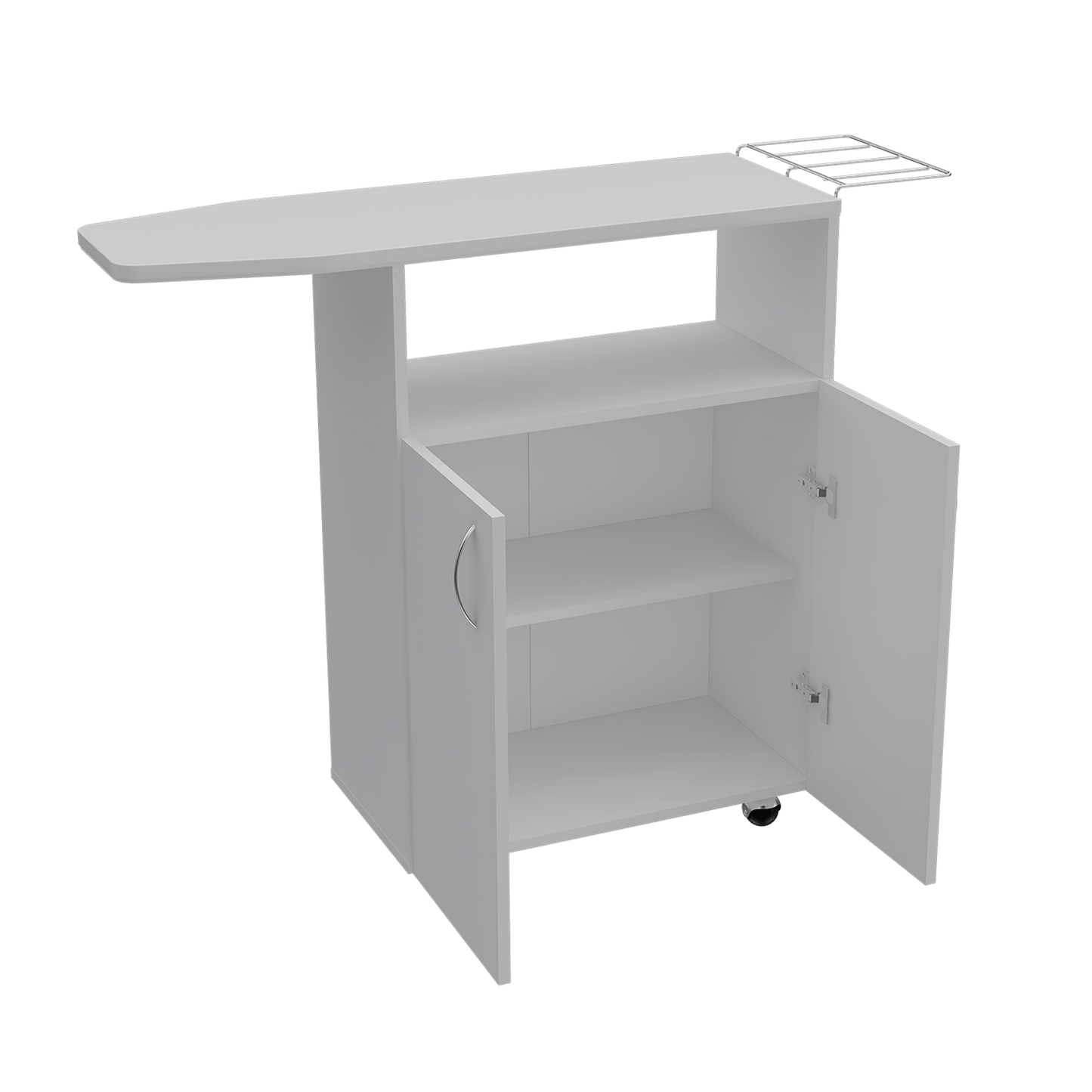 Mueble Para Planchar Urano 86X90X31 Rta Blanco Zf