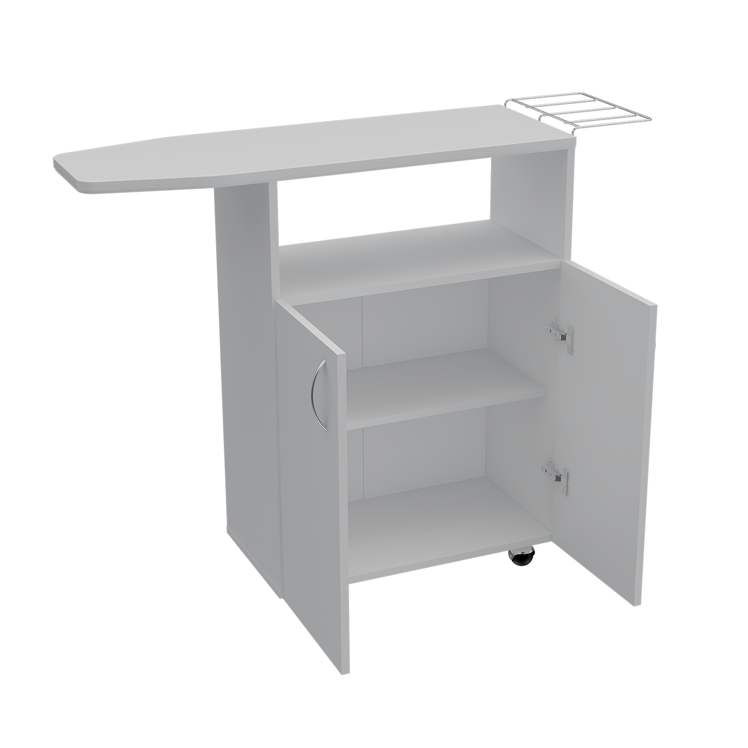 Mueble Para Planchar Urano 86X90X31 Rta Blanco Zf