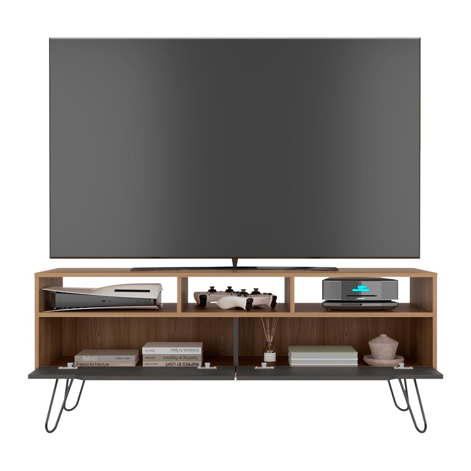 Rack Tv Monaco 60 55X137X39 Rta Fresno Onix