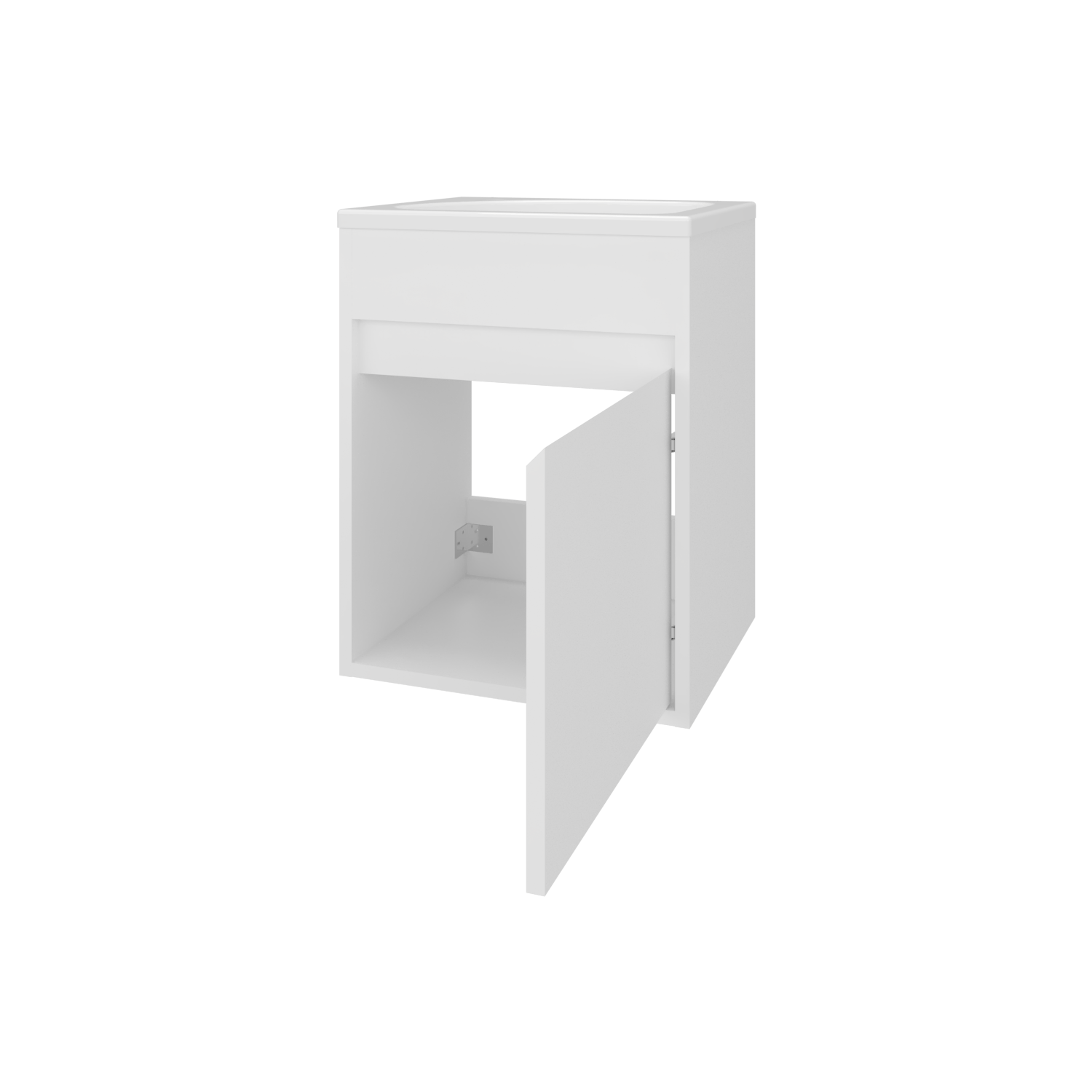 Mueble De Baño Furman 49X39X32 Rta Blanco Mqz Zf