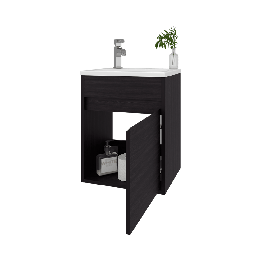 Mueble De Baño Furman 49X39X32 Rta Wengue Zf