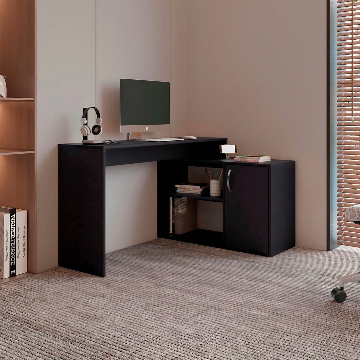 Escritorio Axis Eco 71X125X90 Rta Wengue