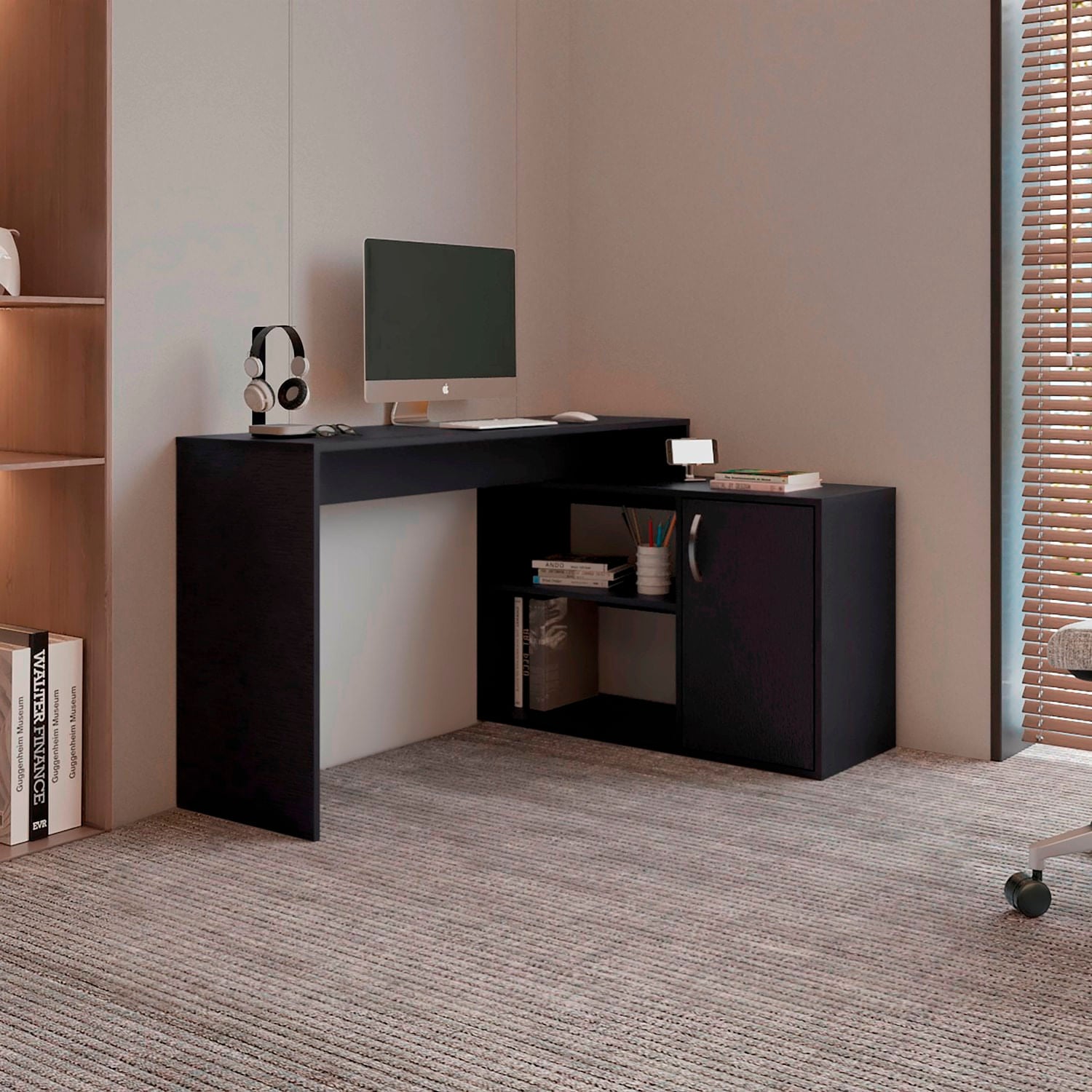 Escritorio Axis Eco 71X125X90 Rta Wengue