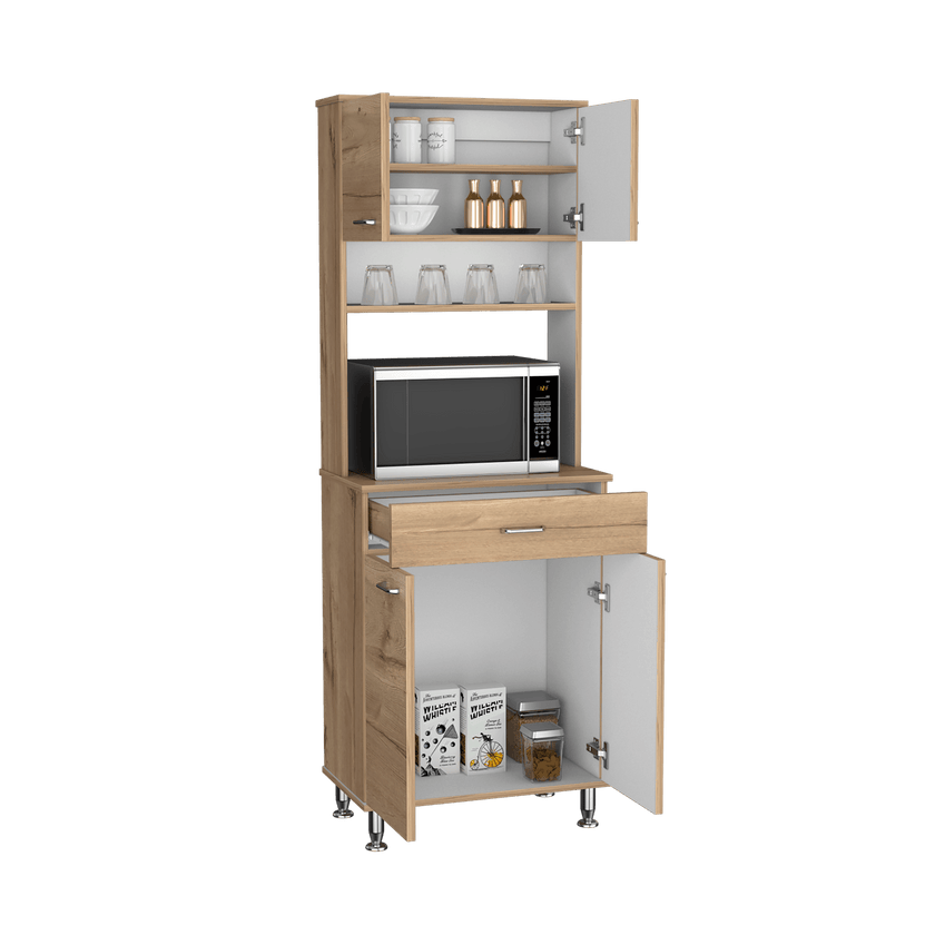 Alacena Cocina Kitchen Paris 60X169X35 Rta Duna Blanco