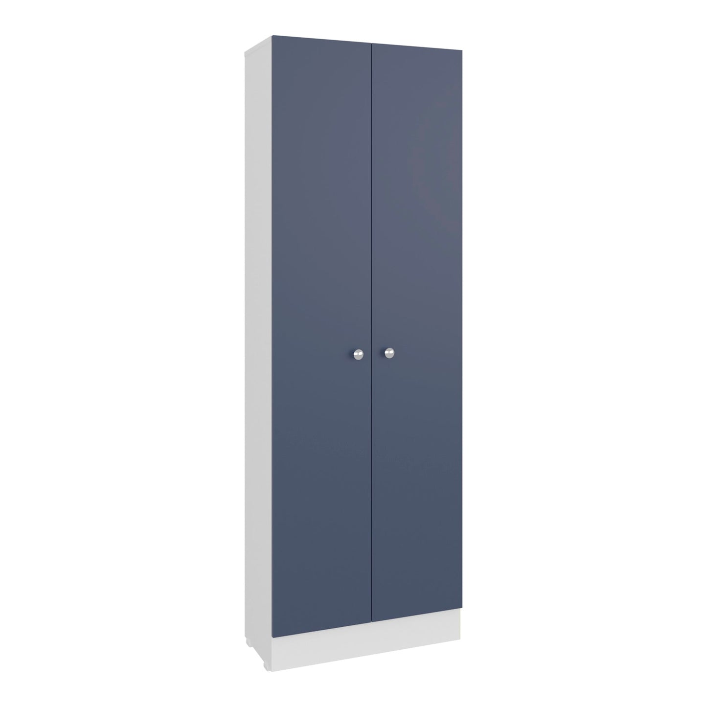Alacena Multiusos 180X60X30 Rta Blanco Azul Zf