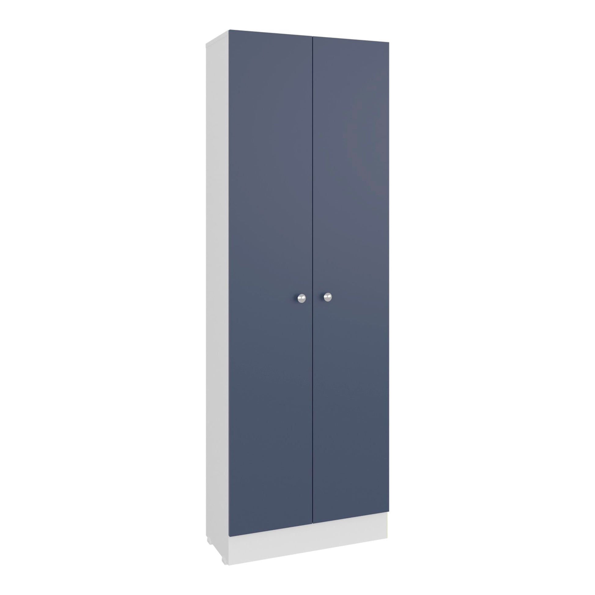 Alacena Multiusos 180X60X30 Rta Blanco Azul Zf
