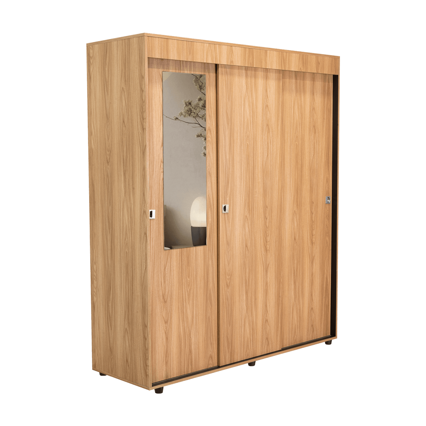 Armario Angelo 3 Puertas 180X150X51 Rta Fresno Wengue