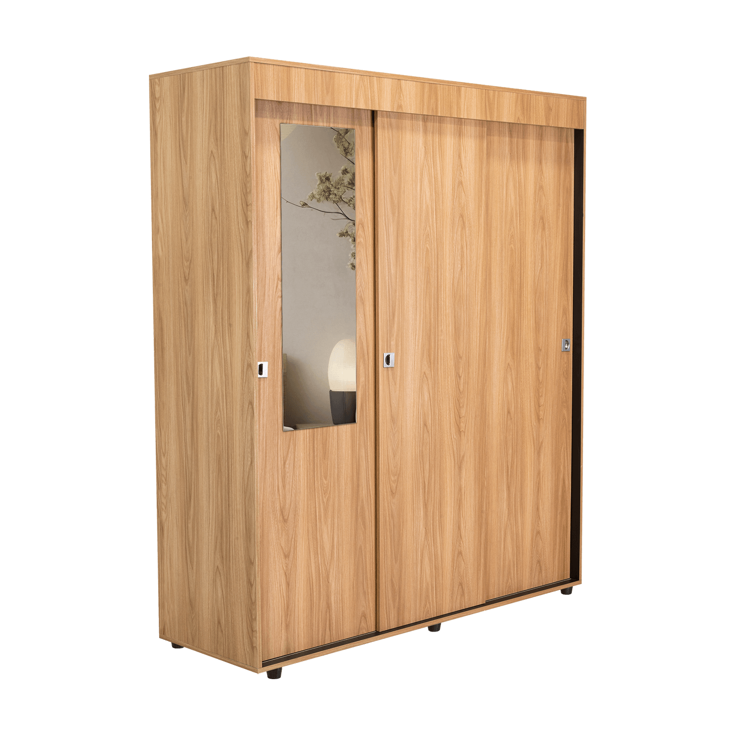 Armario Angelo 3 Puertas 180X150X51 Rta Fresno Wengue
