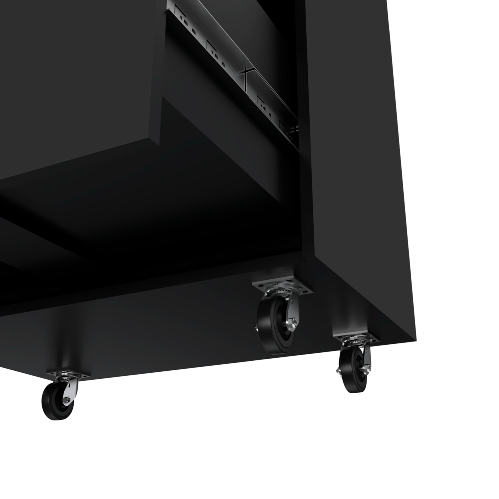 Gabinete Bajo 3 Cajones 90X70X40 Rta Wengue Zf