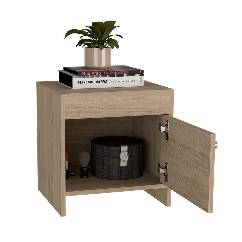 Mesa De Noche Colore Rta Rovere