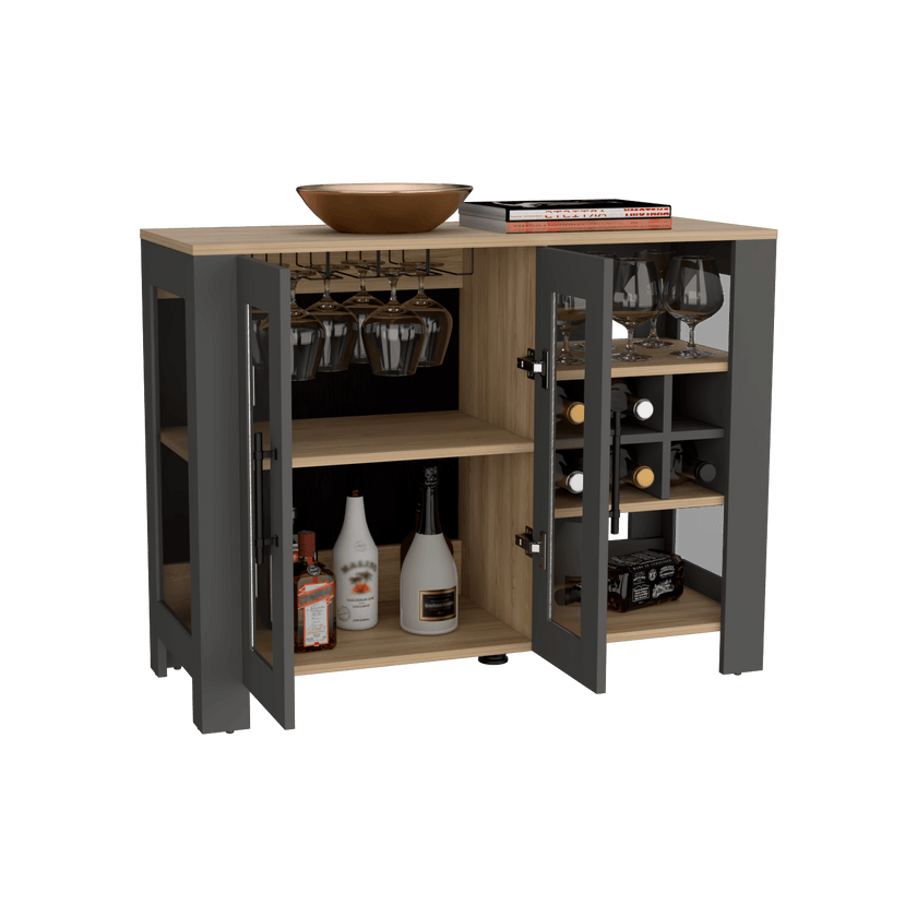 Bar Berkley 77X100X37,6 Rta Plomo+Fresno Europeo